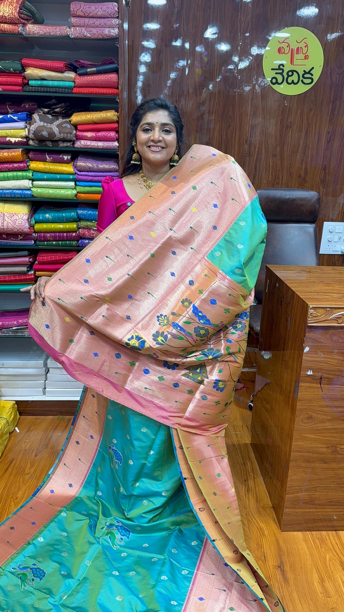 PAITHANI SAREE-SM2850