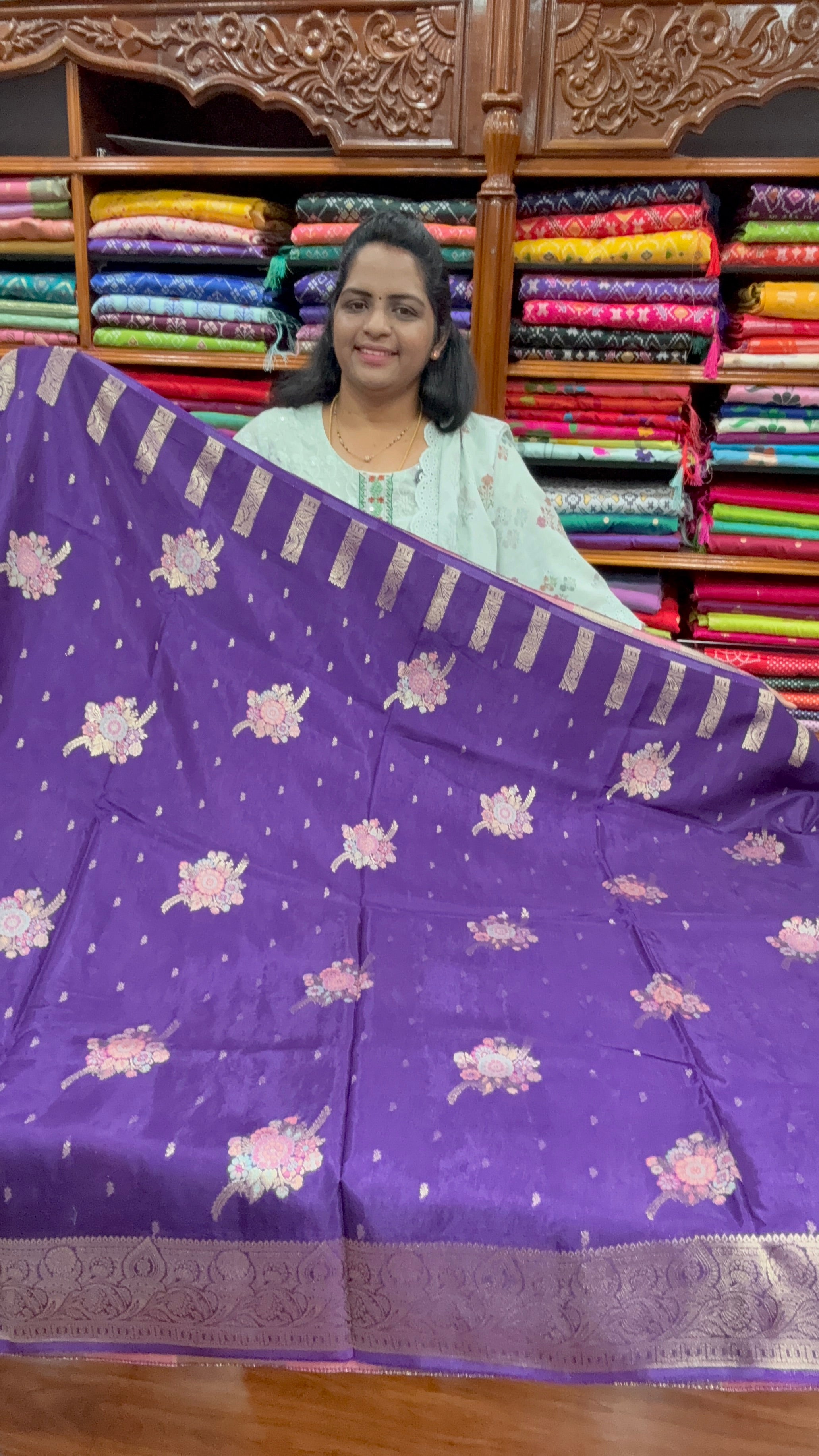 MASHRU SAREE-M3250