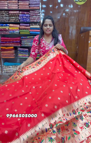 RED PAITHANI