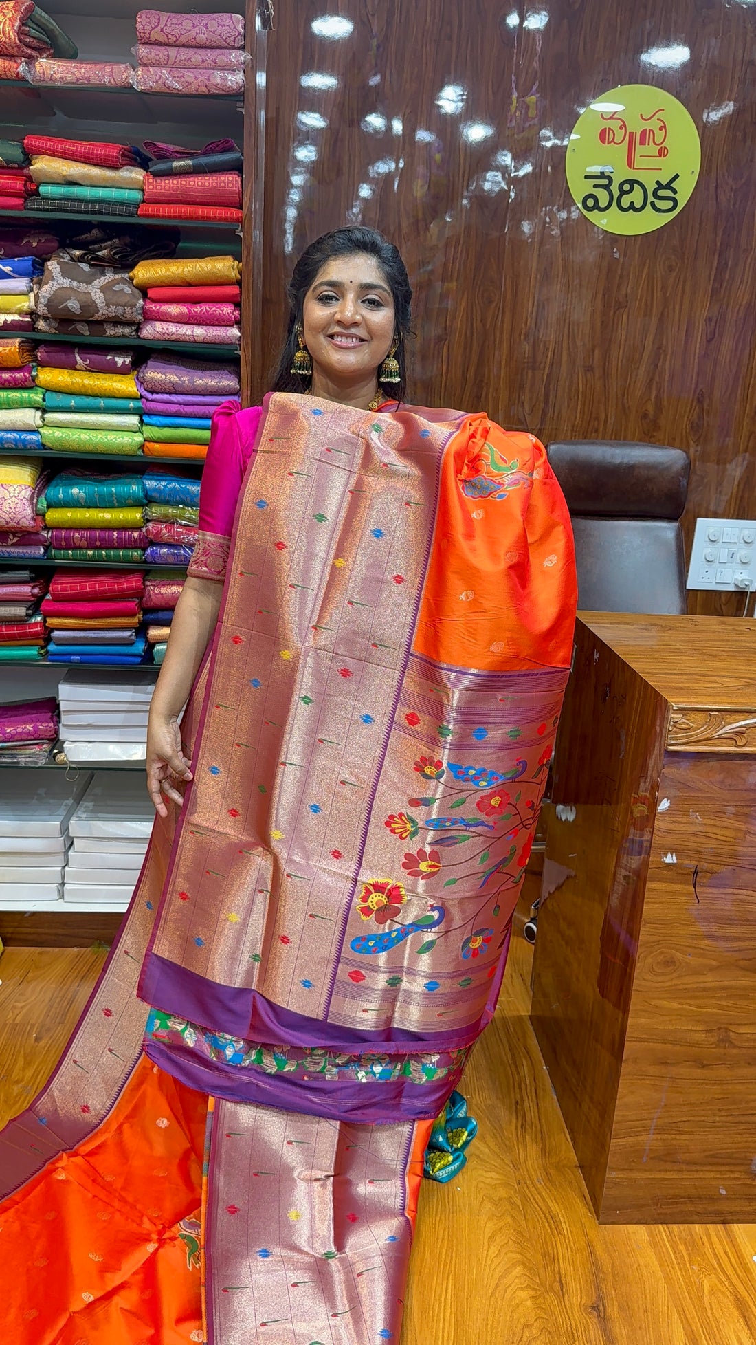 PAITHANI SAREE-SM2850