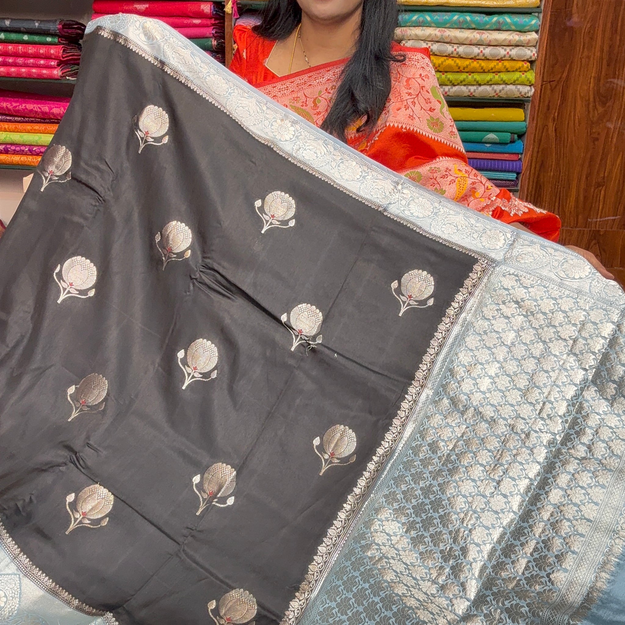 GREEN MANGO SAREE-RG2995