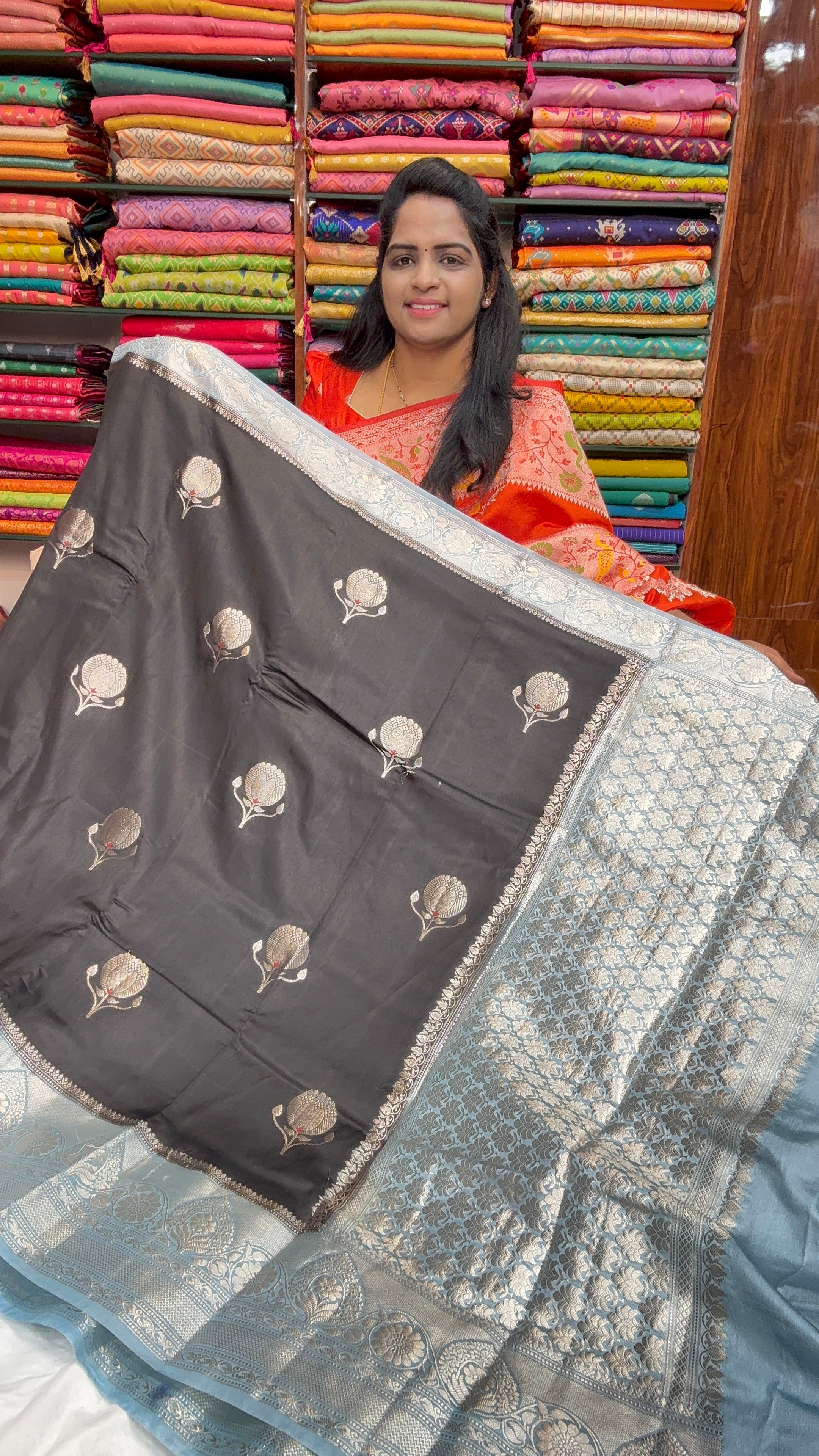 GREEN MANGO SAREE-RG2995