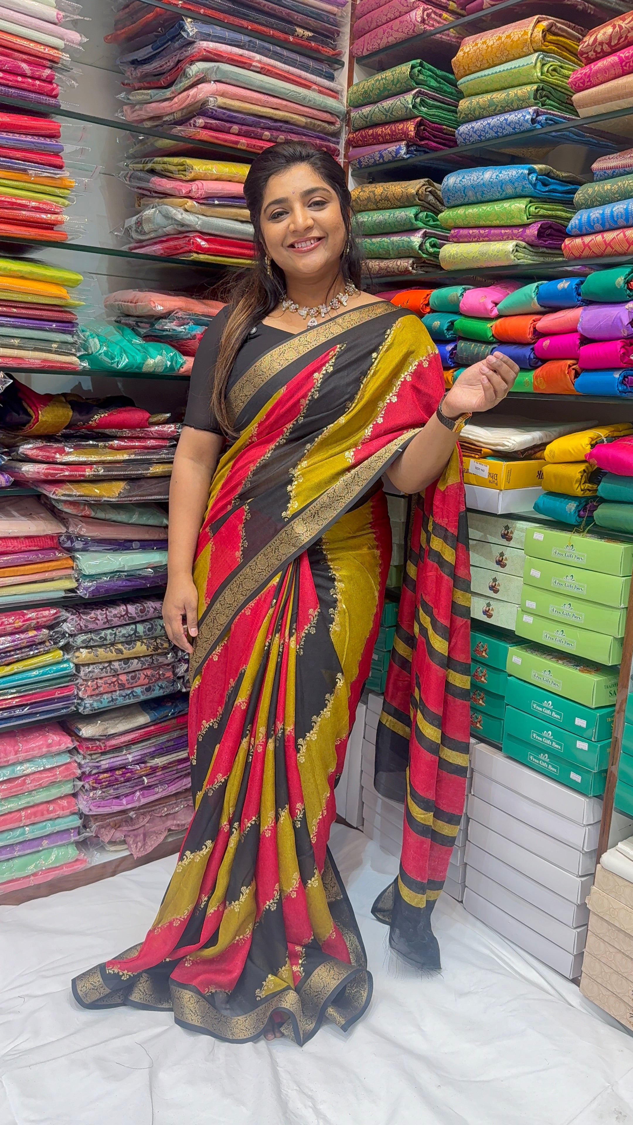 GEORGETTE SAREE-H750