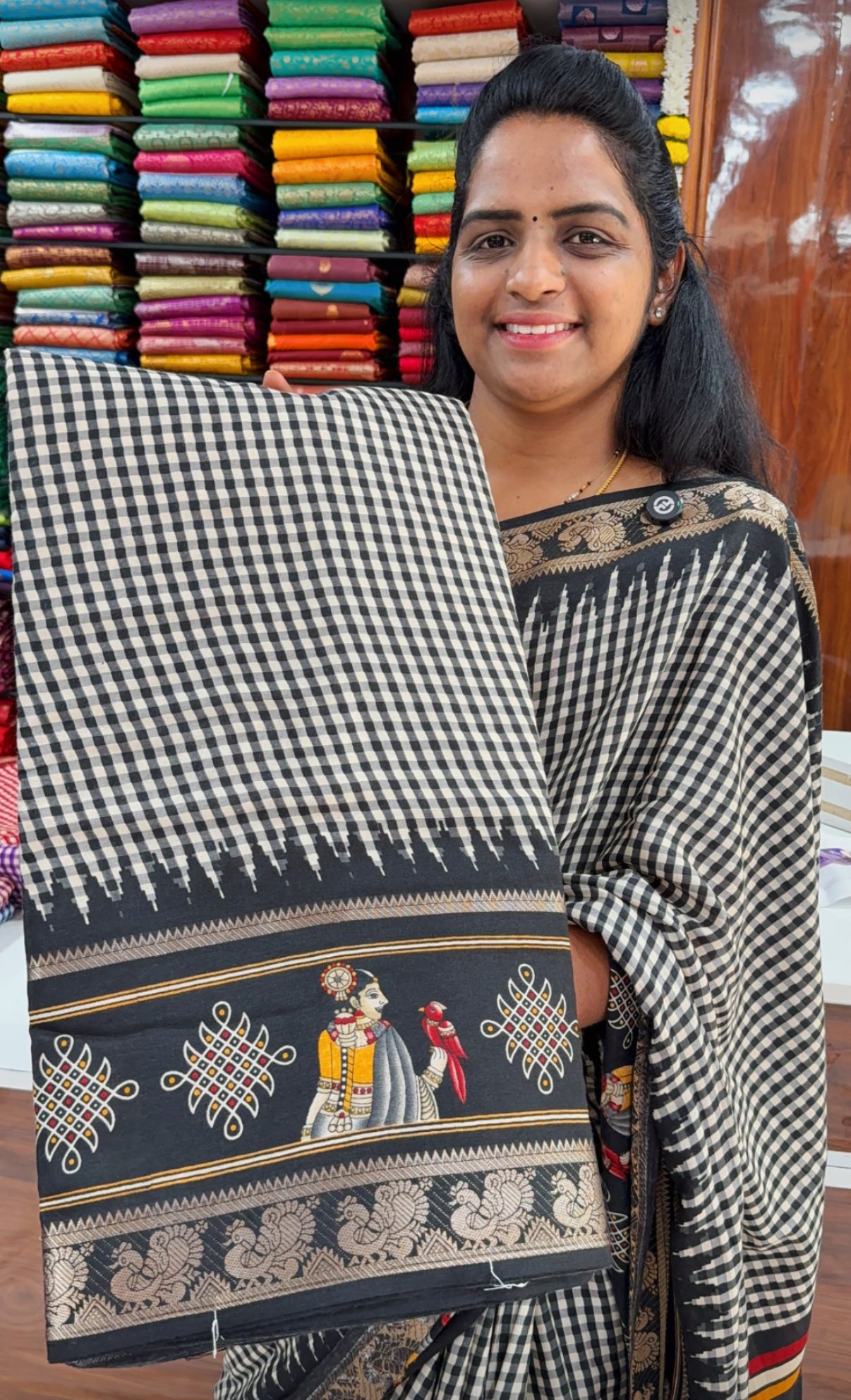 Georgette Saree : Chitti