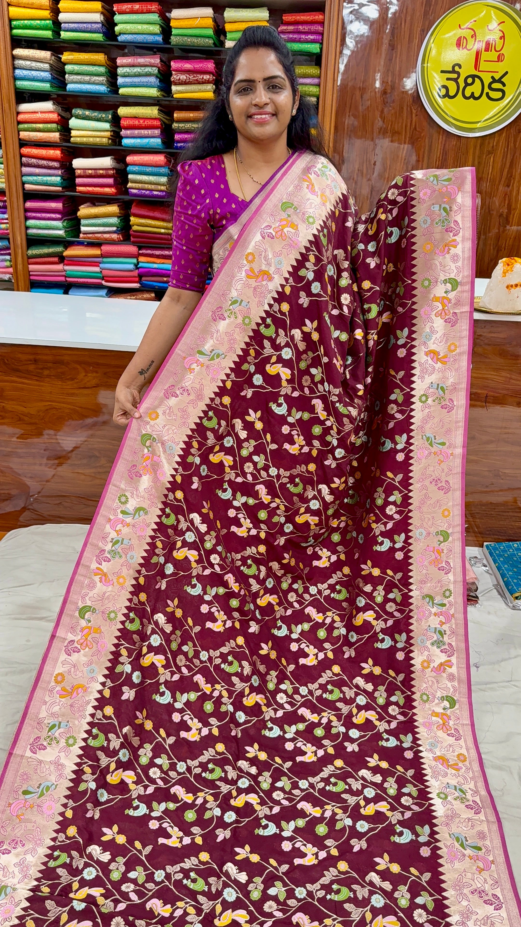PURE TUSSAR GEORGETTE- MK3150