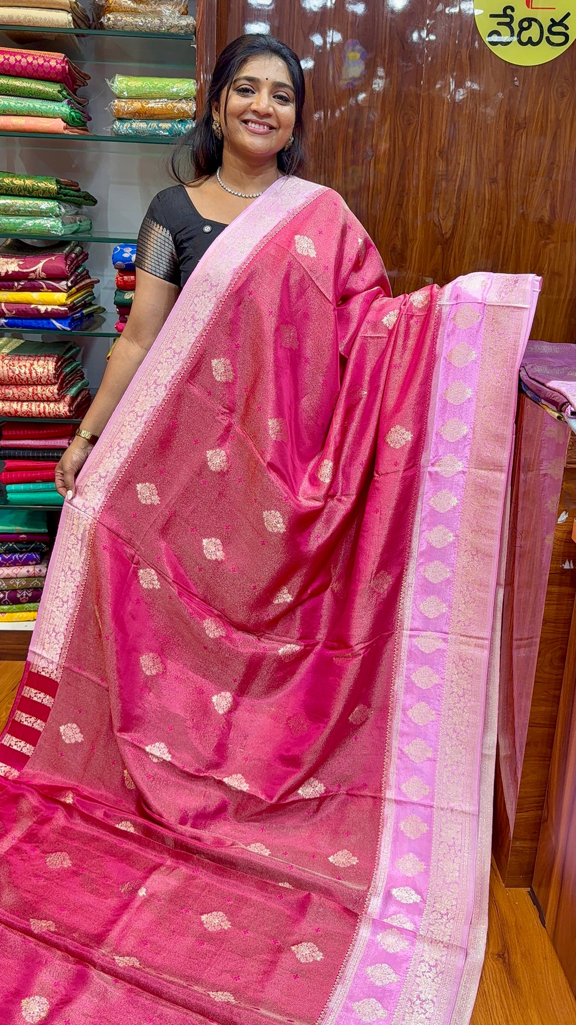 RUSSAIN CRAPE SAREE-H3500