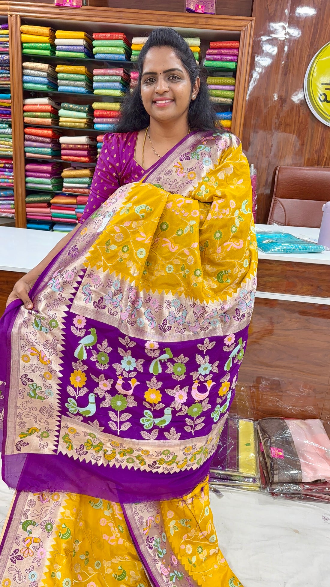 PURE TUSSAR GEORGETTE- MK3150