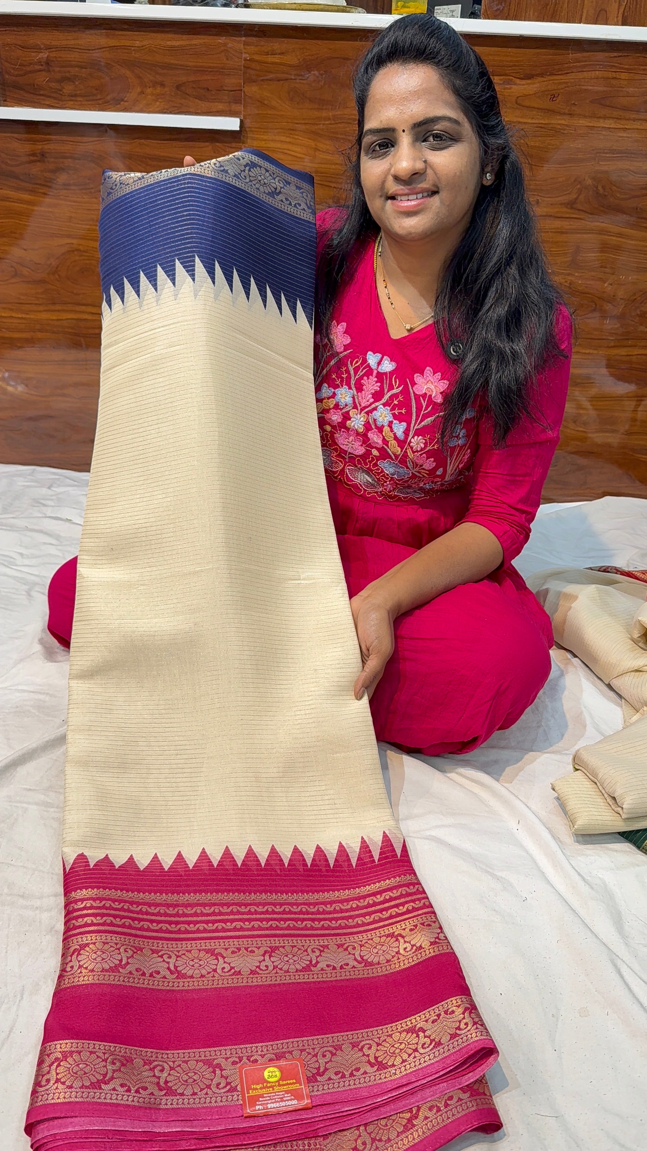 Ganga Jamuna Fancy saree - H45