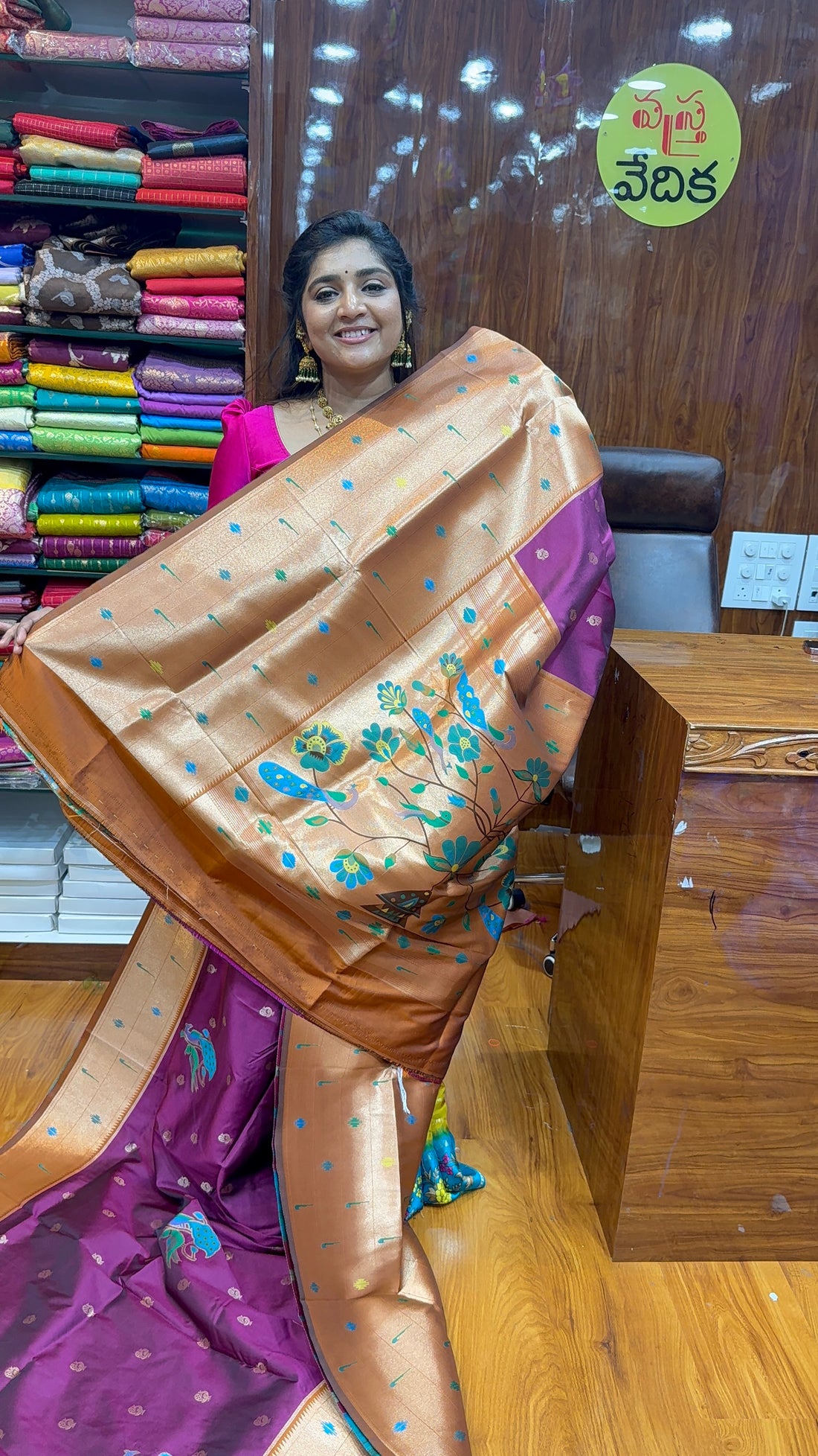 PAITHANI SAREE-SM2850