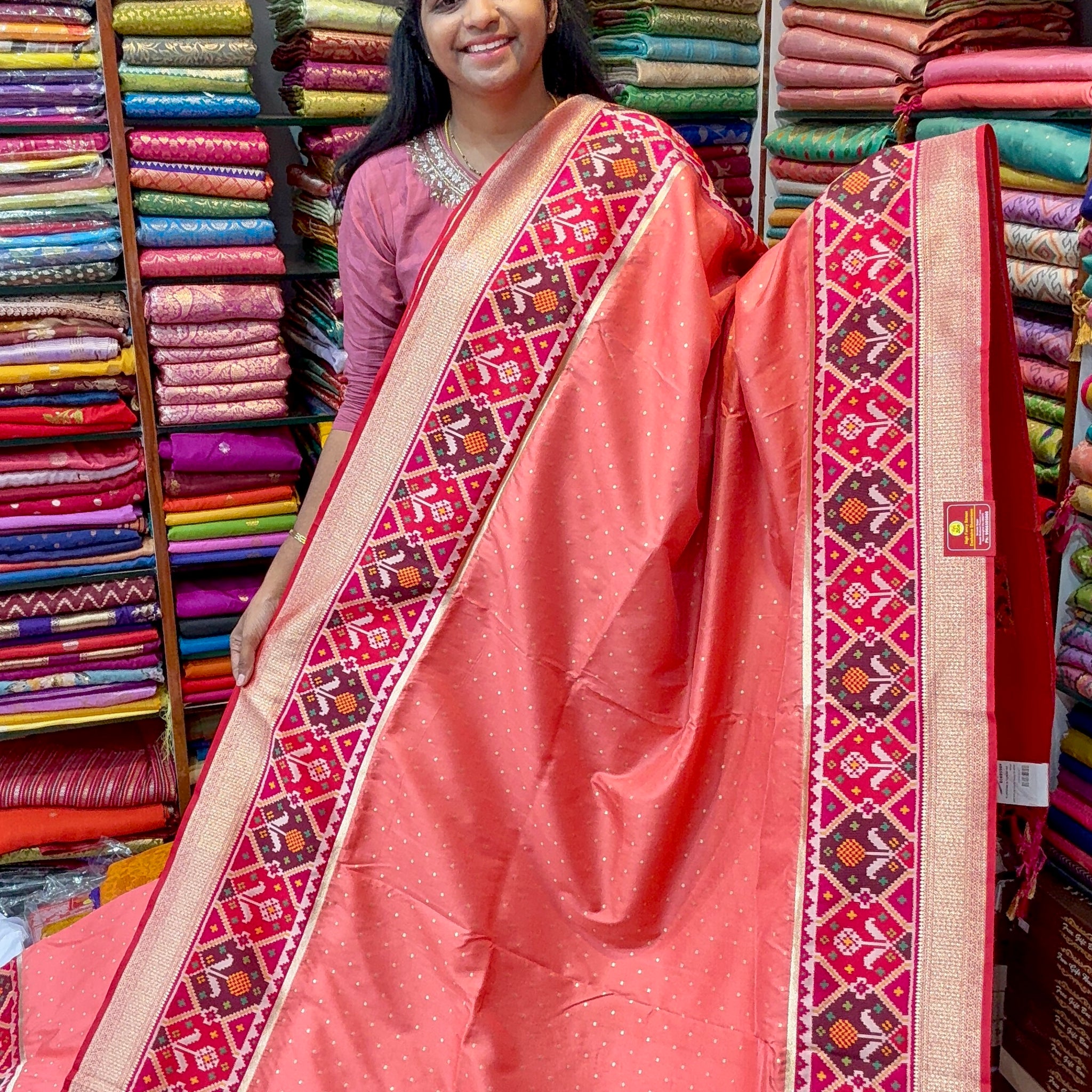 PAN PATOLA SAREE -BP3500