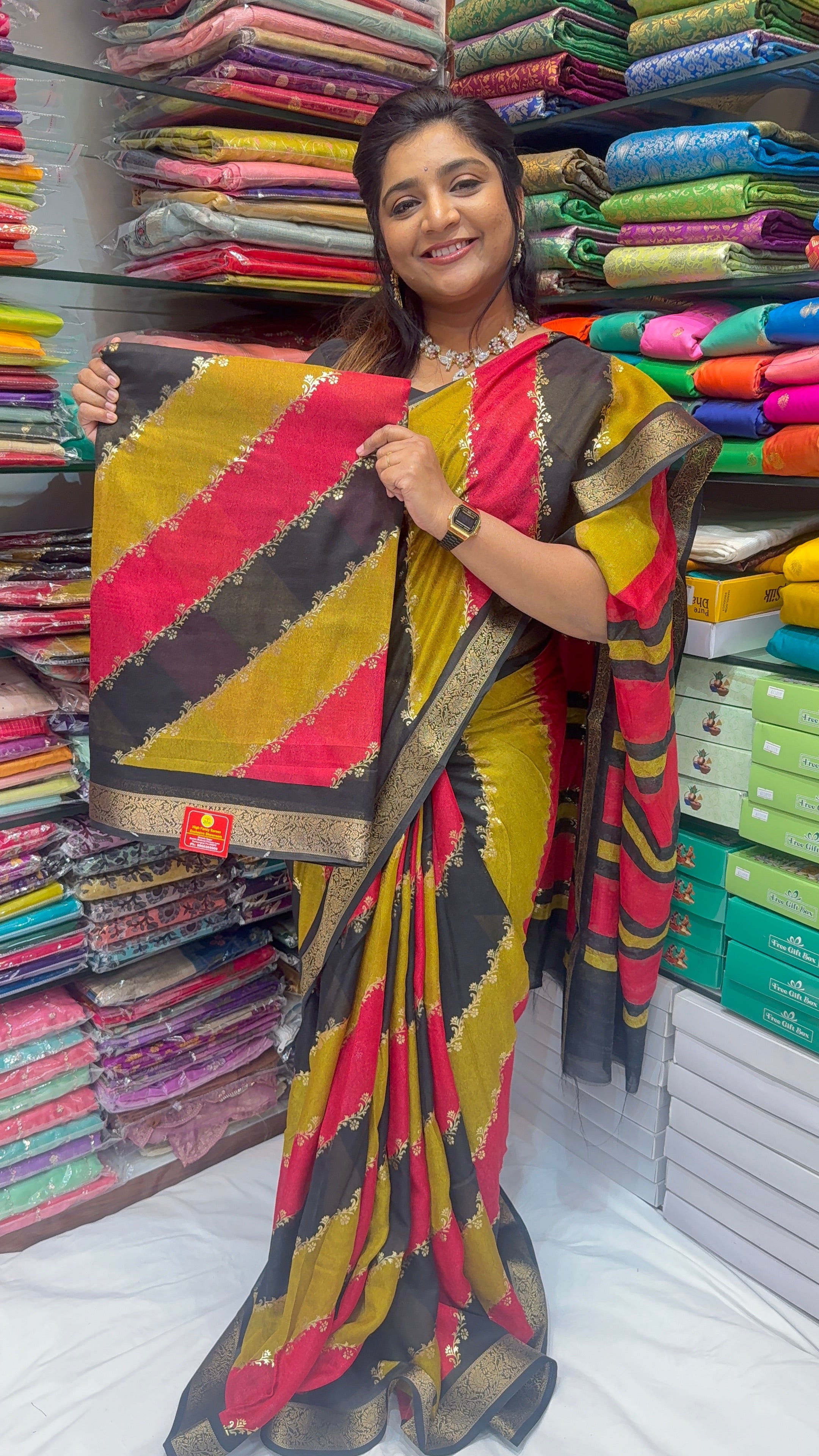 GEORGETTE SAREE-H750
