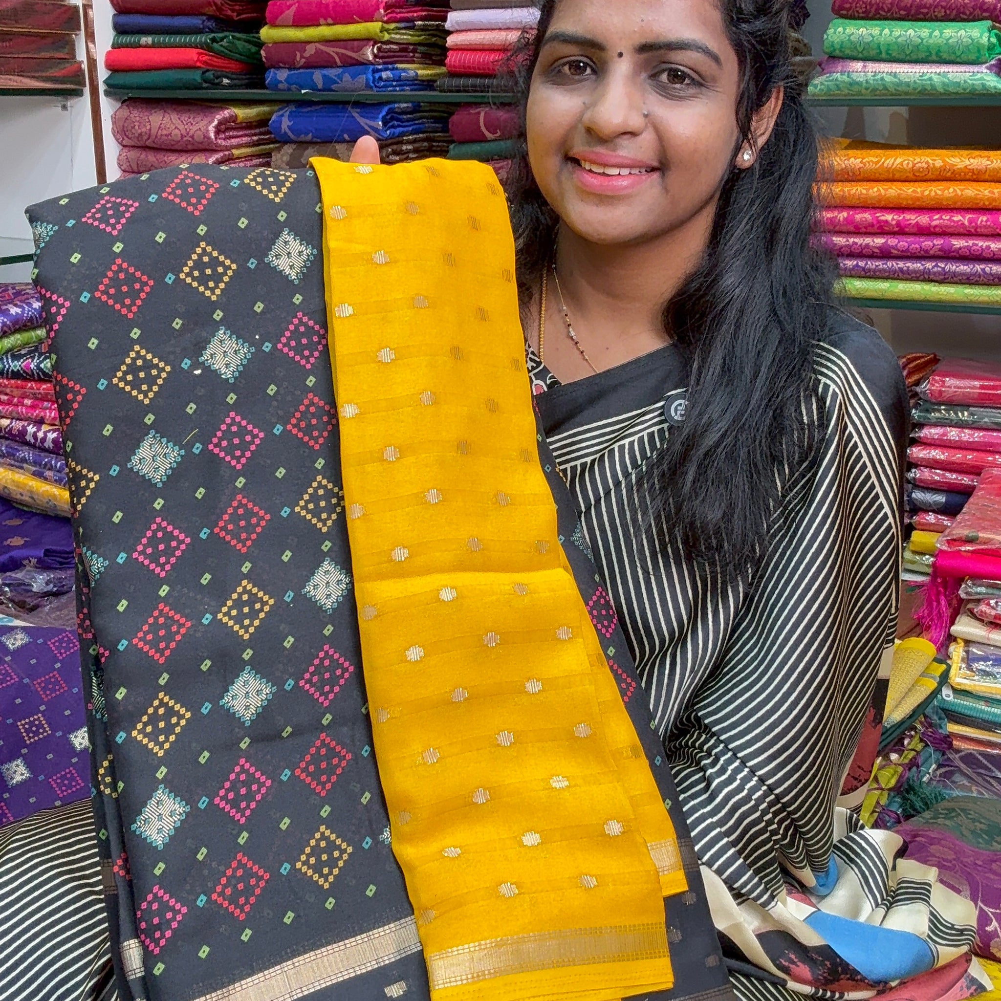 SHIFFON SAREE -S999