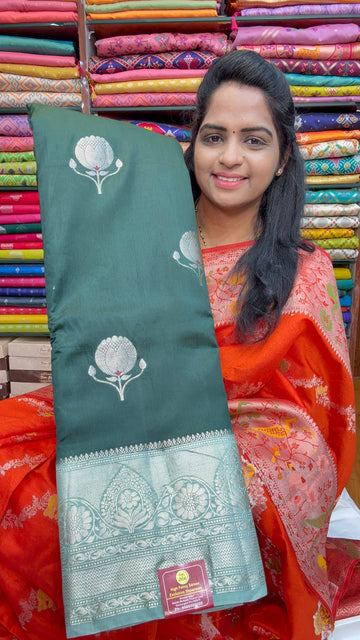 GREEN MANGO SAREE-RG2995