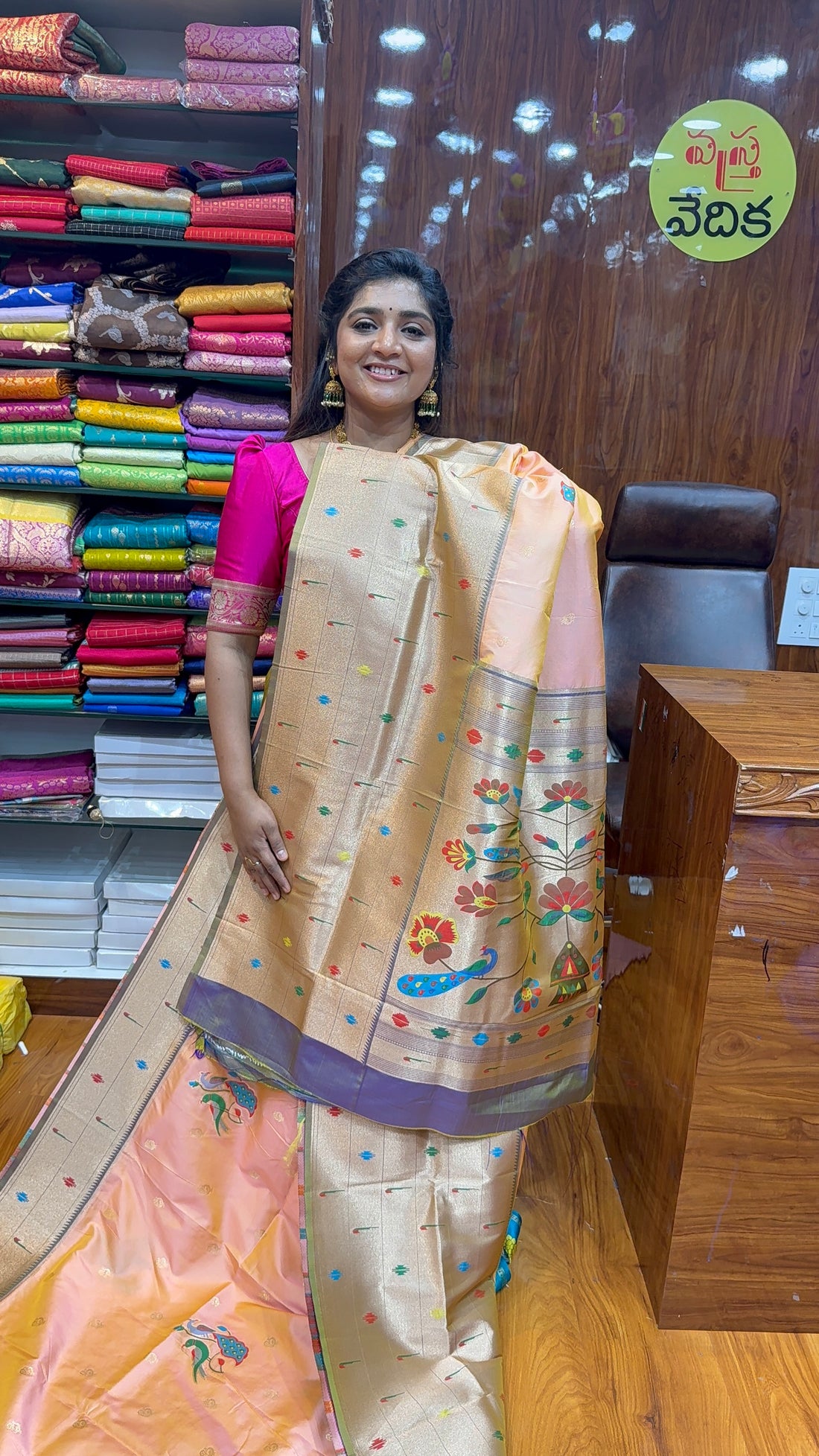 PAITHANI SAREE-SM2850