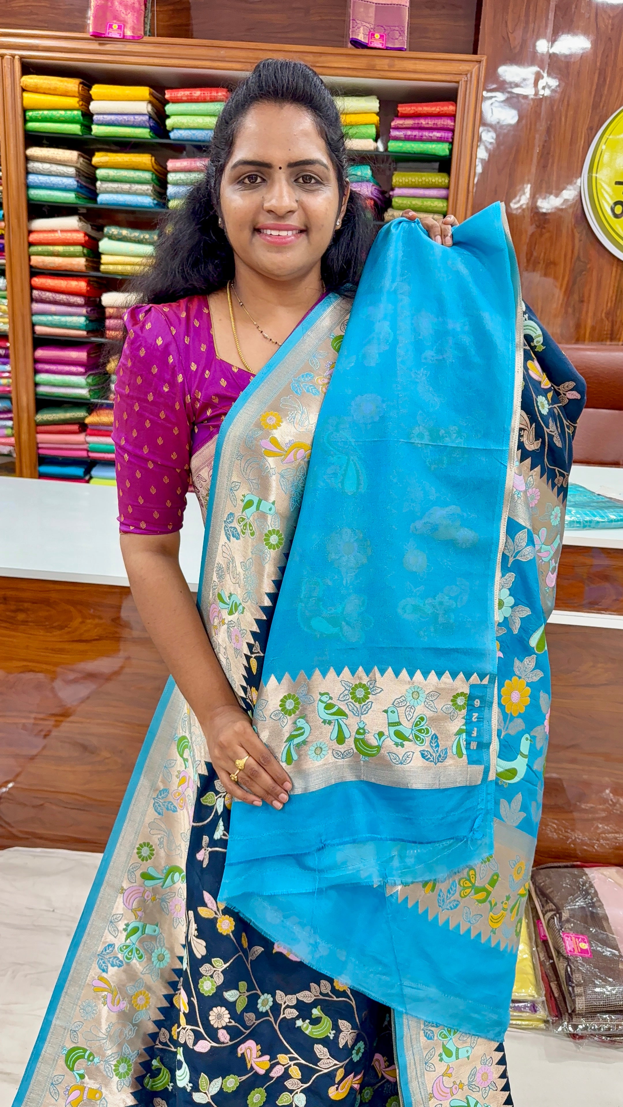 PURE TUSSAR GEORGETTE- MK3150