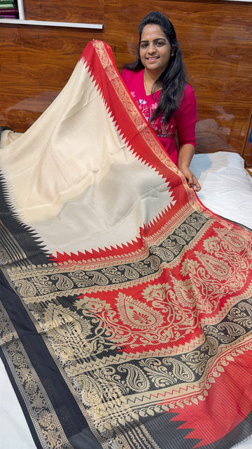 Ganga Jamuna Fancy saree - H45