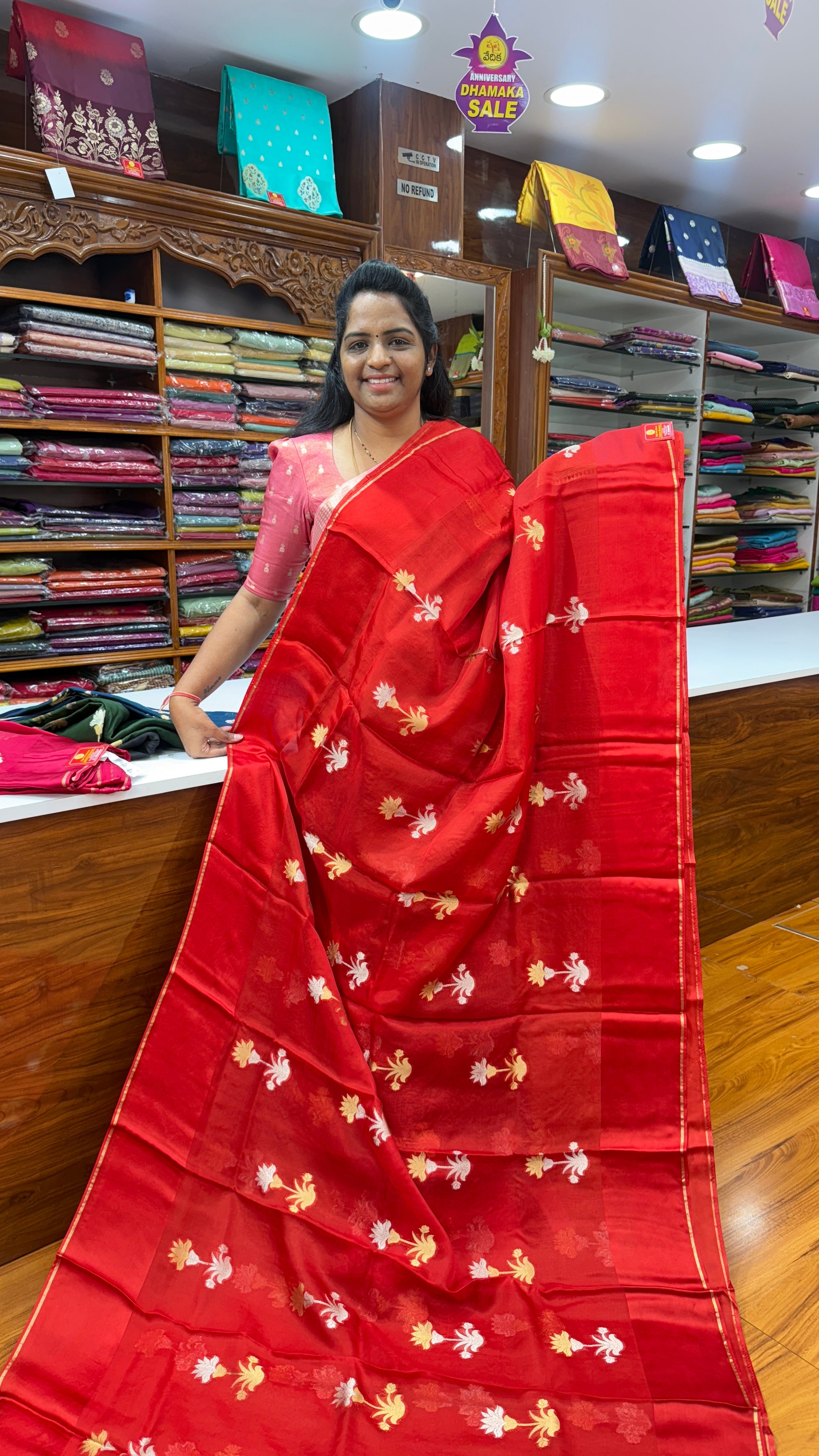 ORAGANZA SAREE - G3000