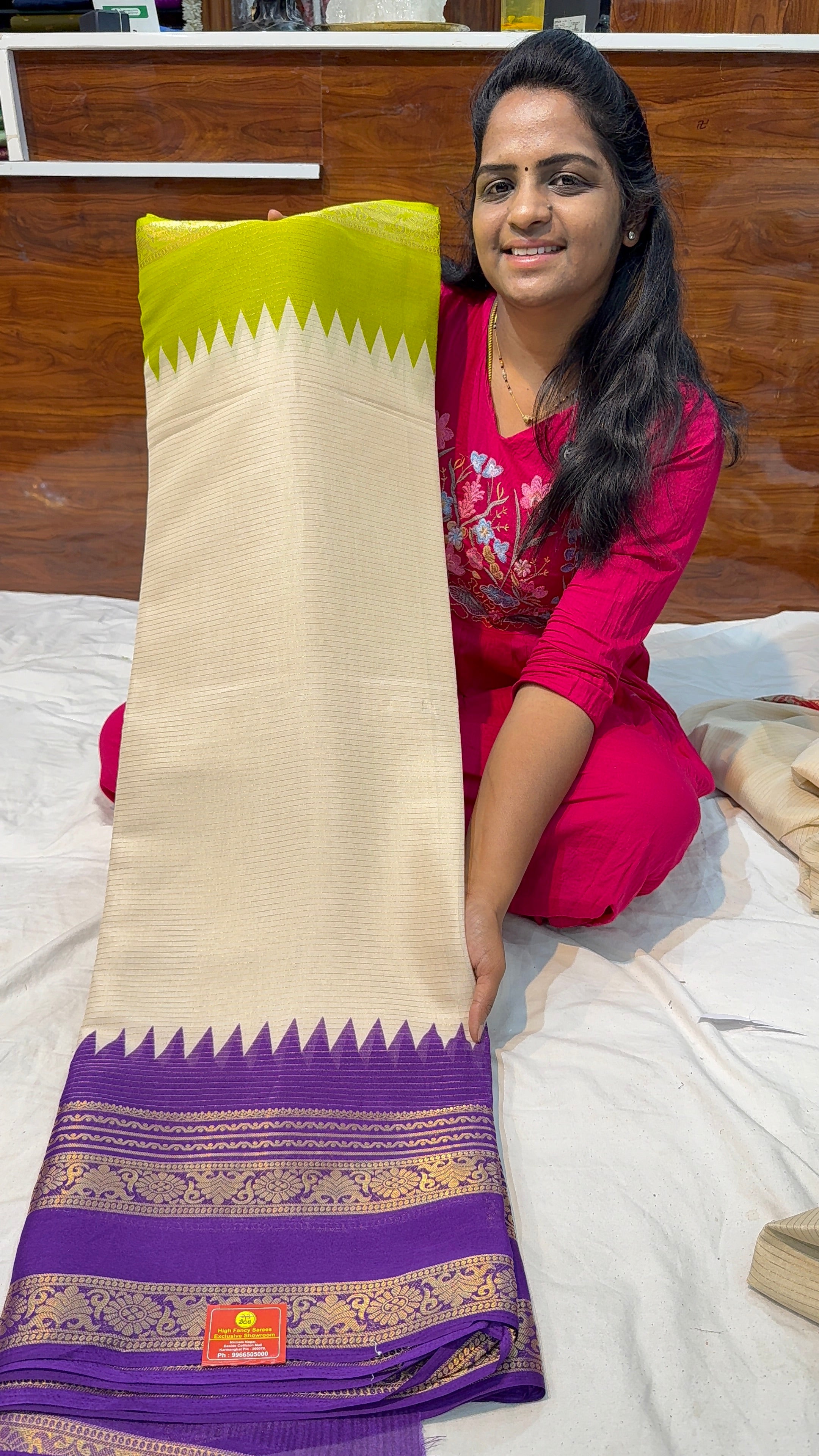Ganga Jamuna Fancy saree - H45