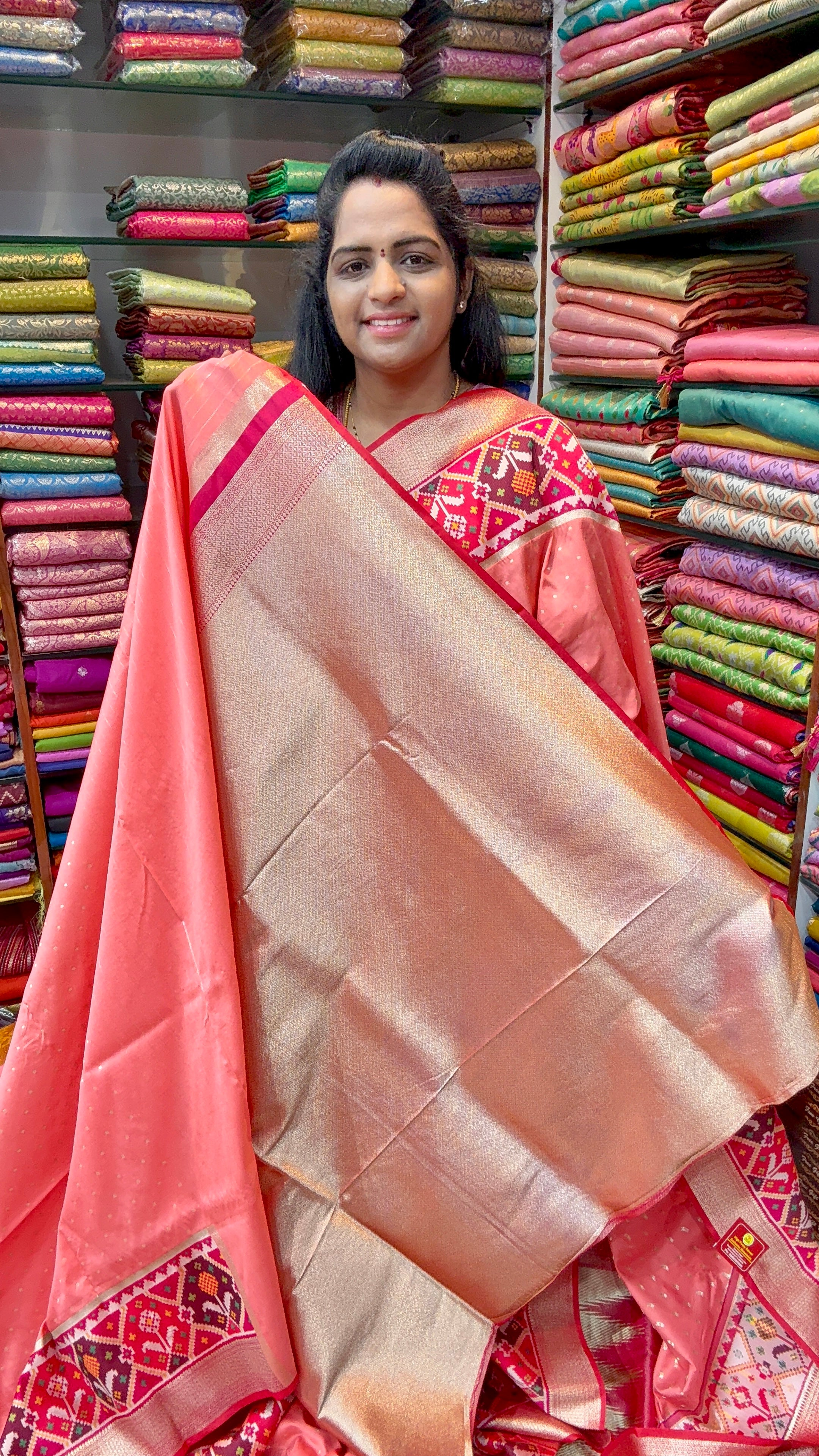 PAN PATOLA SAREE -BP3500