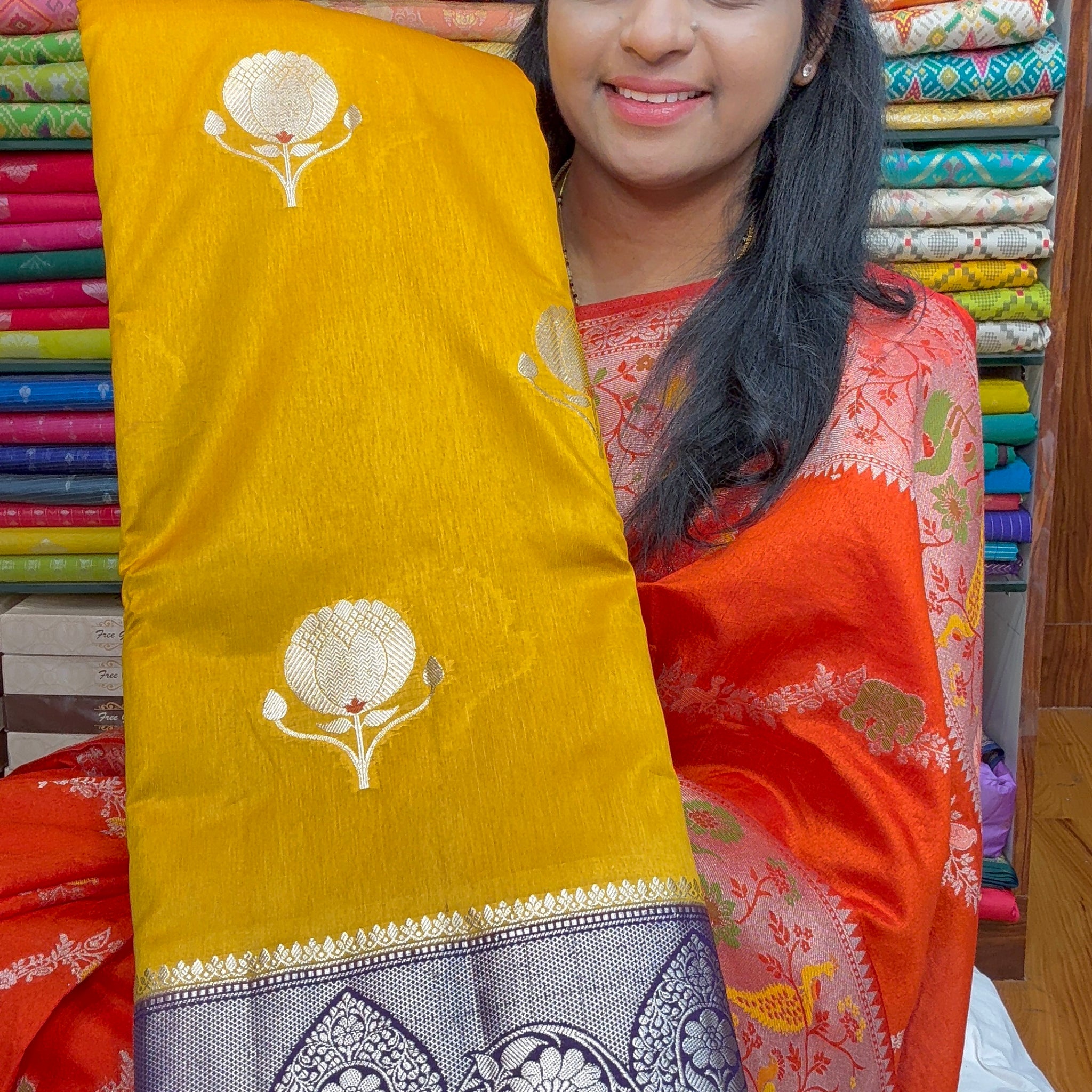 GREEN MANGO SAREE-RG2995