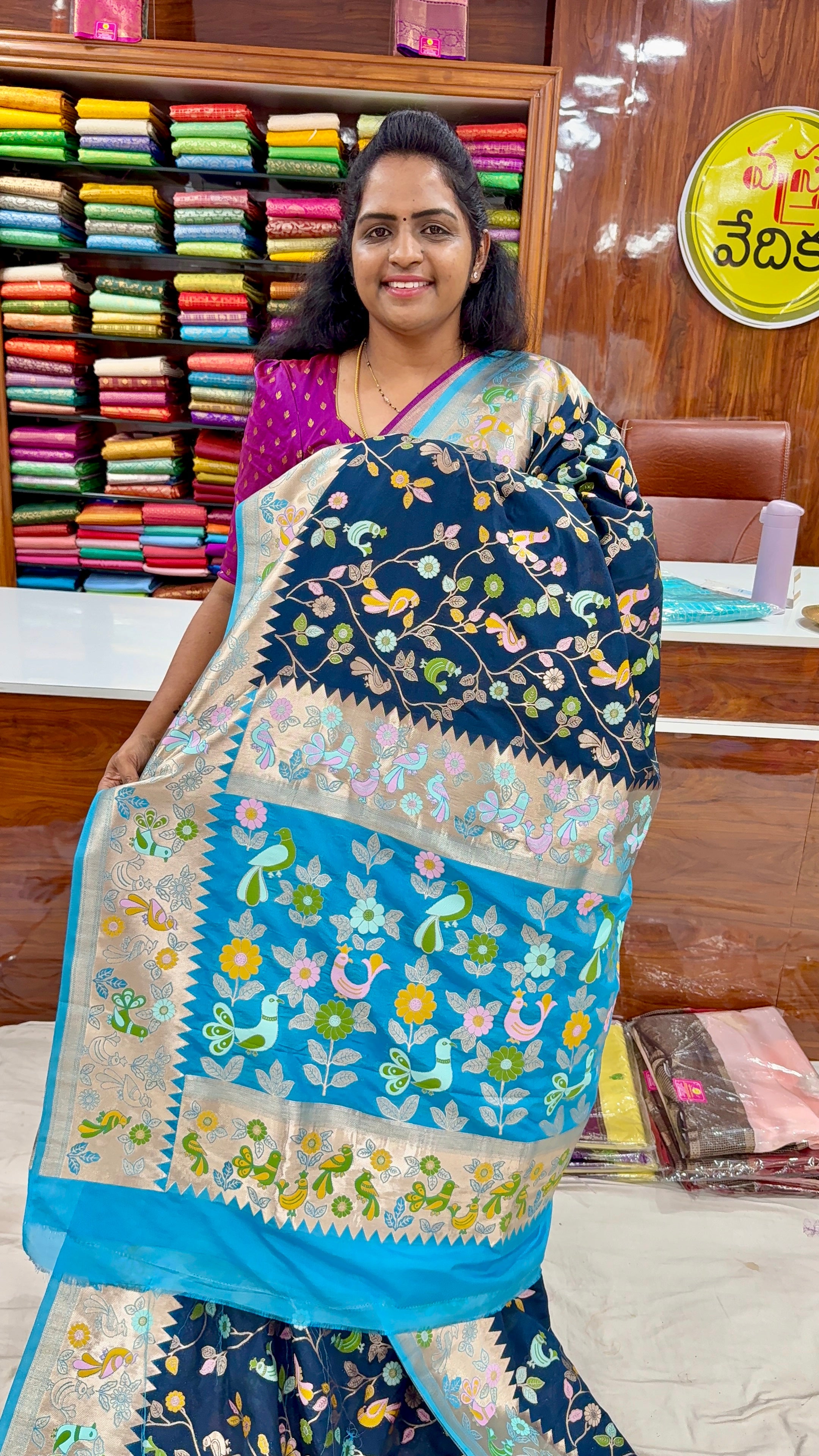 PURE TUSSAR GEORGETTE- MK3150