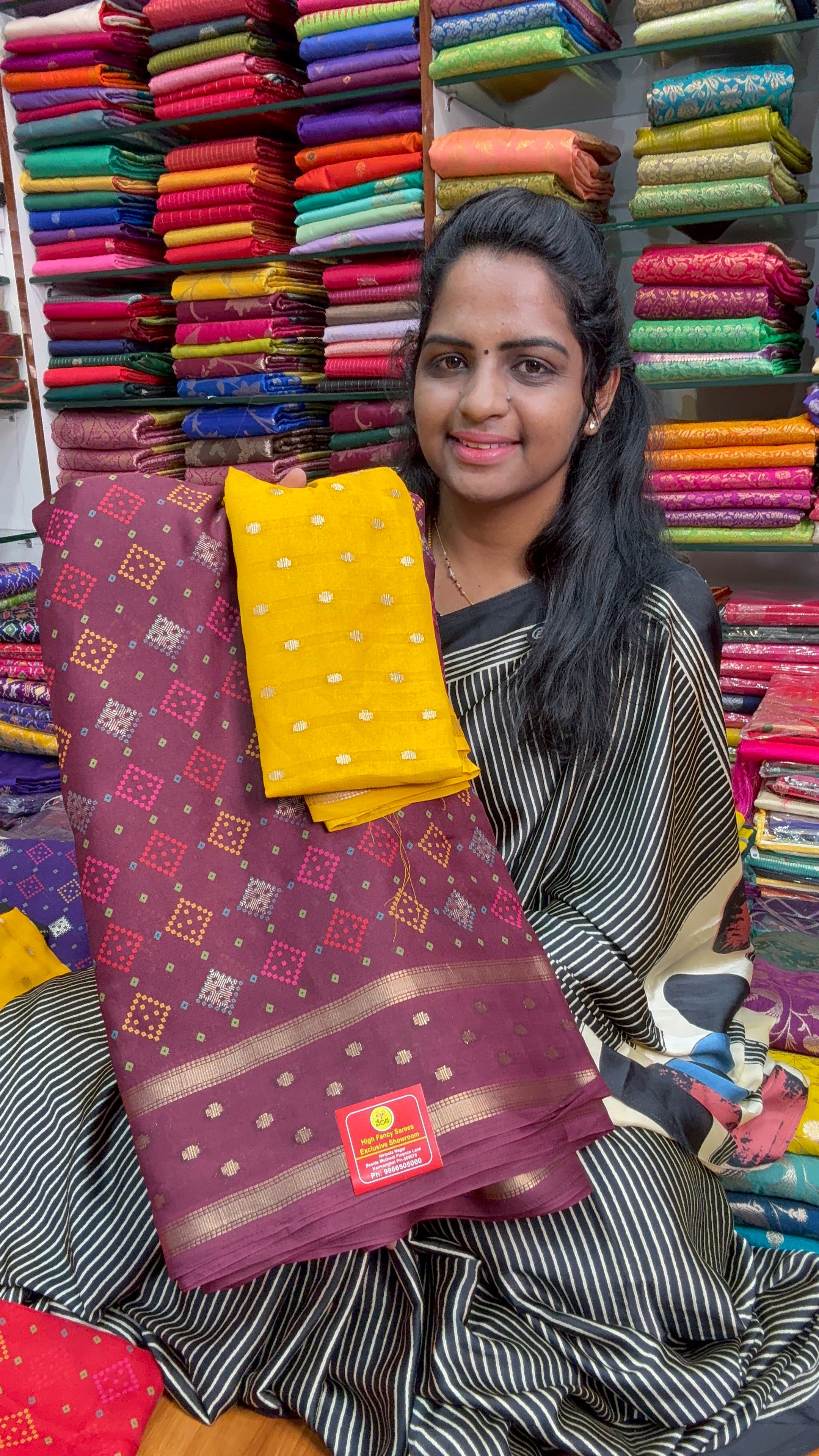 SHIFFON SAREE-S999