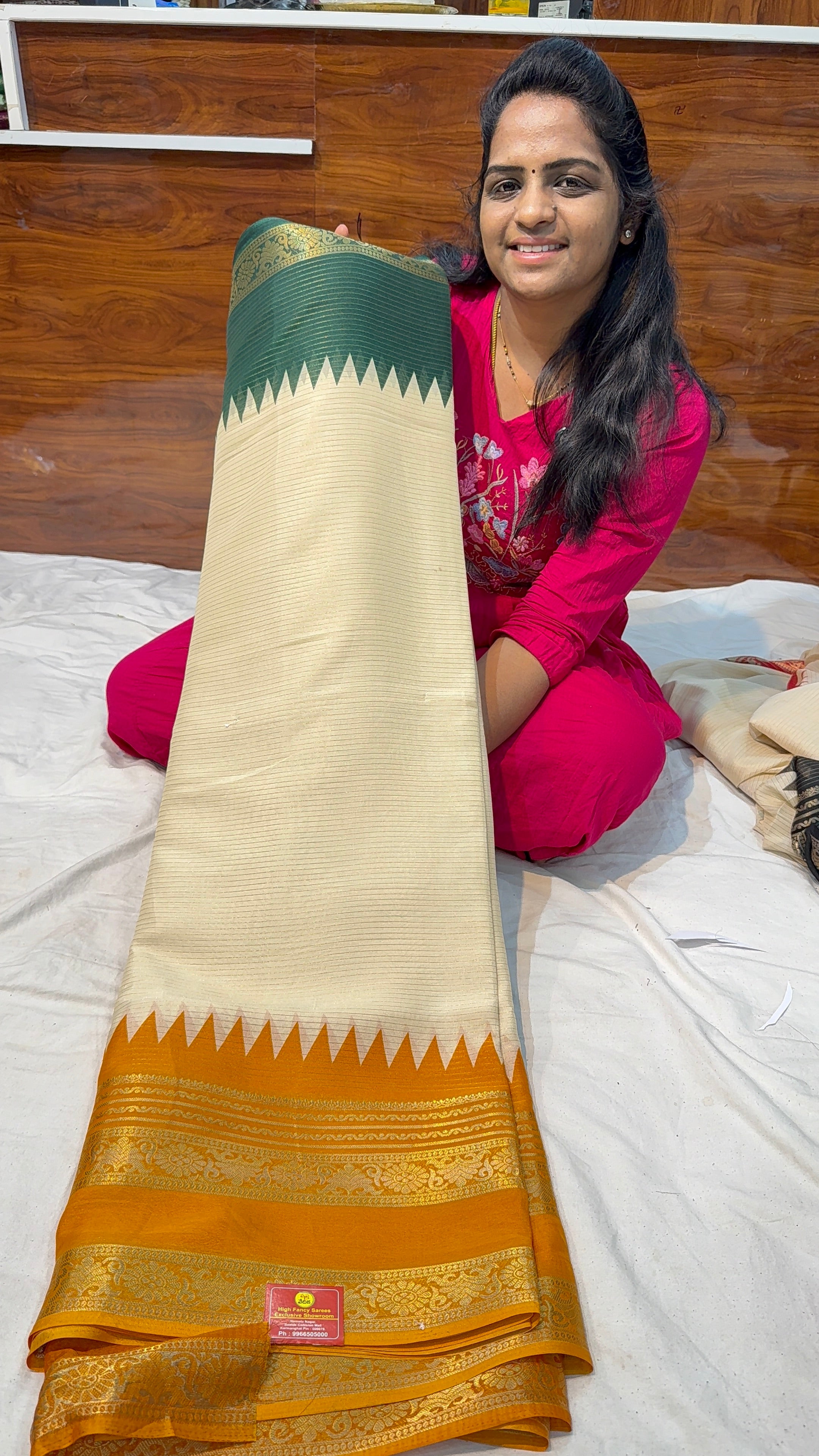 Ganga Jamuna Fancy saree - H45
