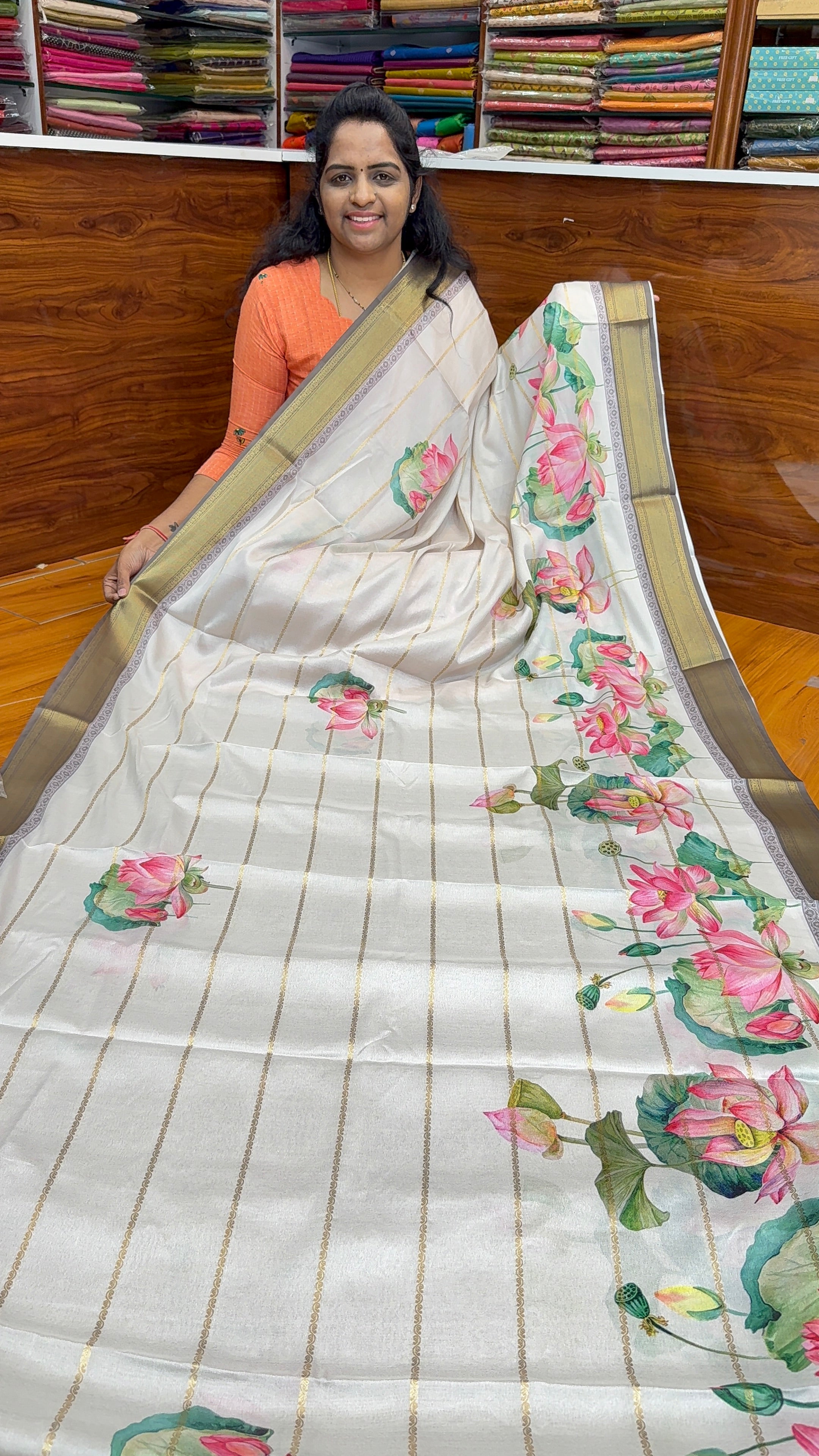 SHIFFON SAREE-B1250