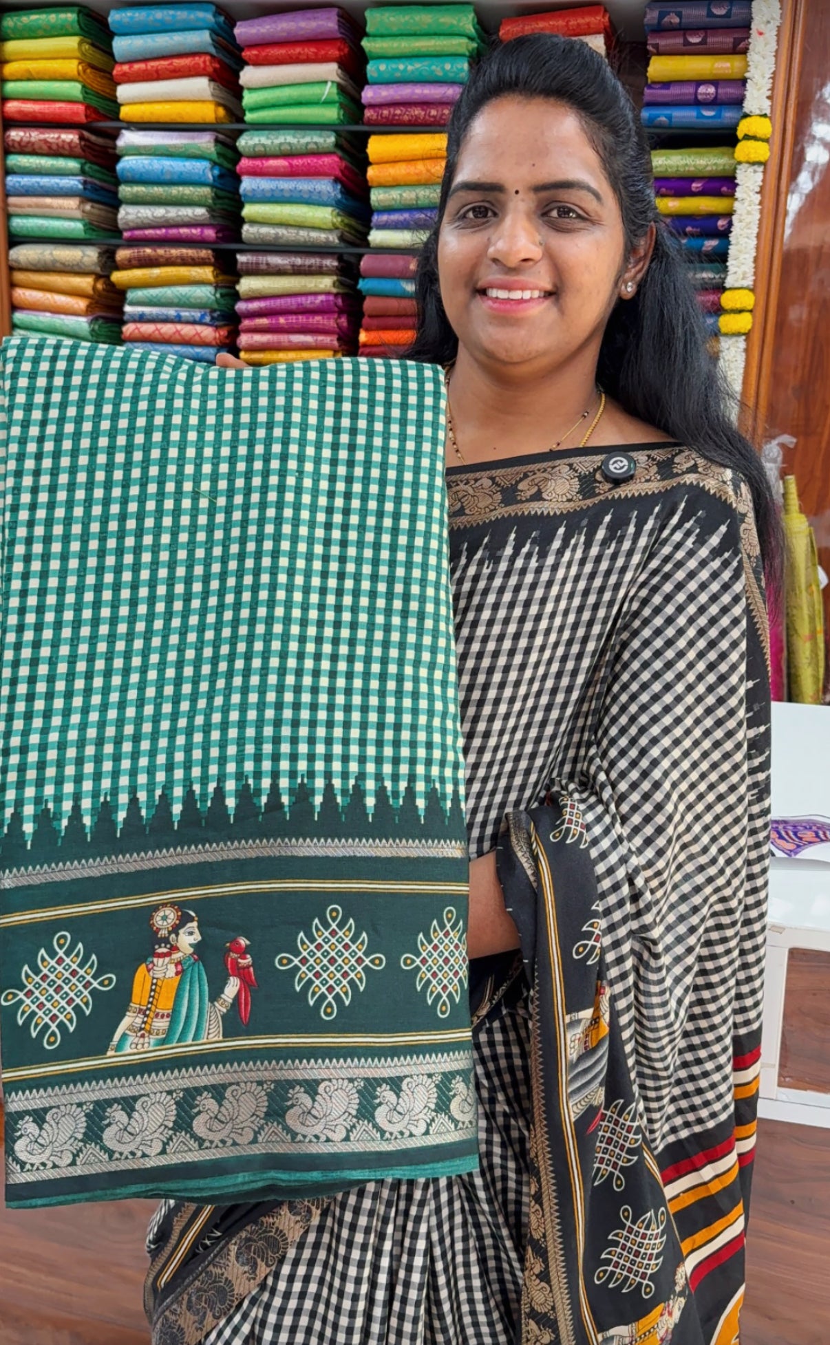 Georgette Saree : Chitti
