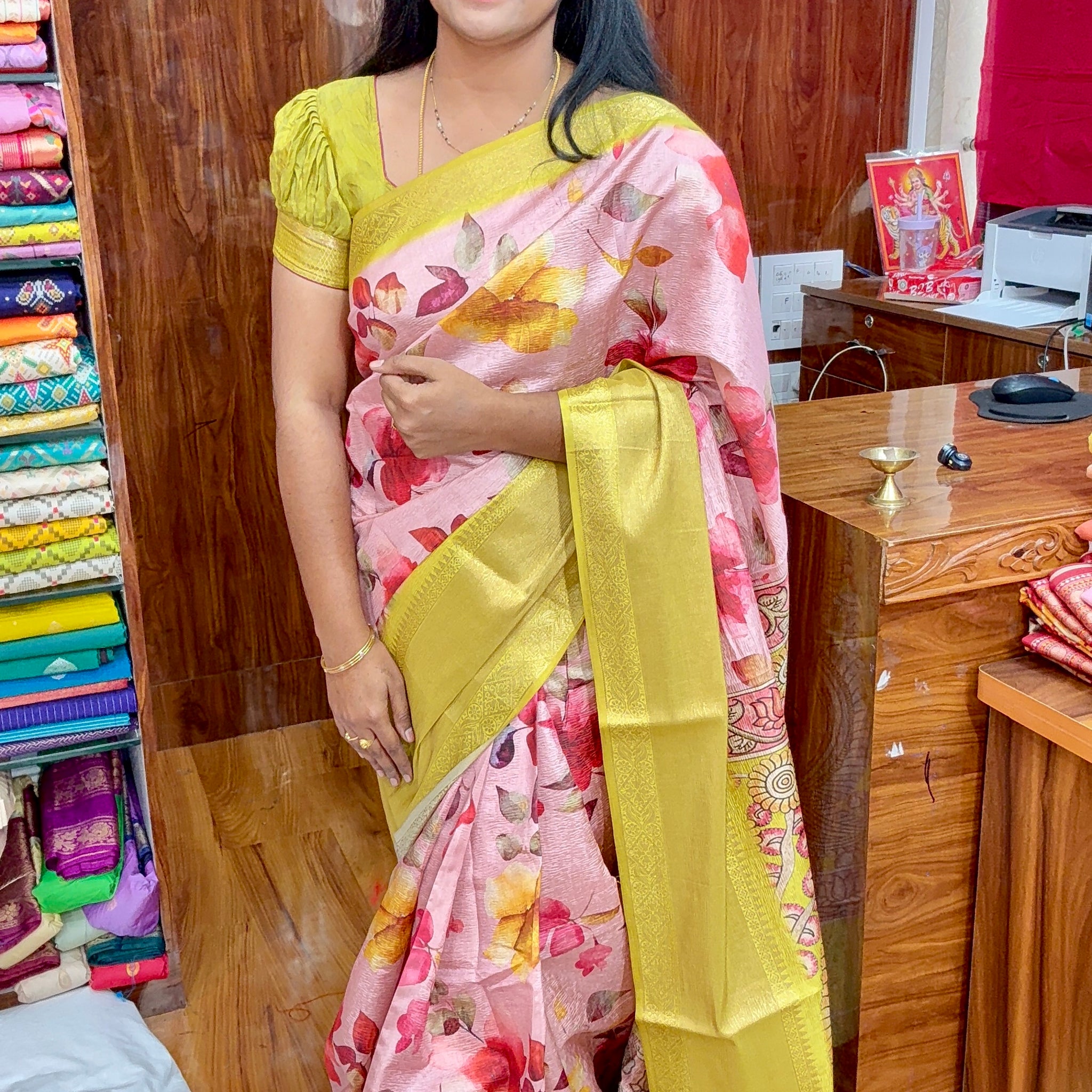 CRUSH CRAPE SILK -KS1099