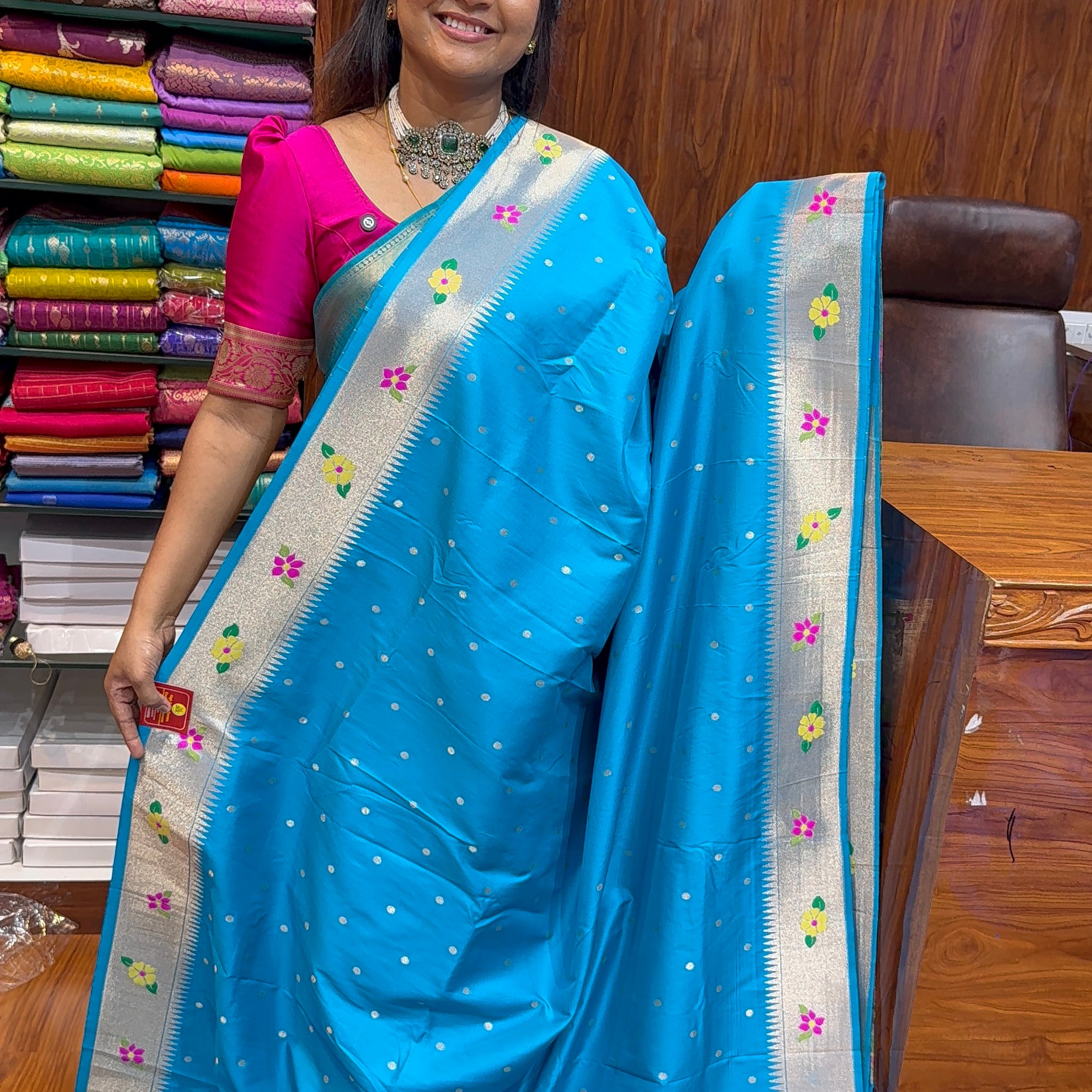 FLORAL PAITHANI-E2850