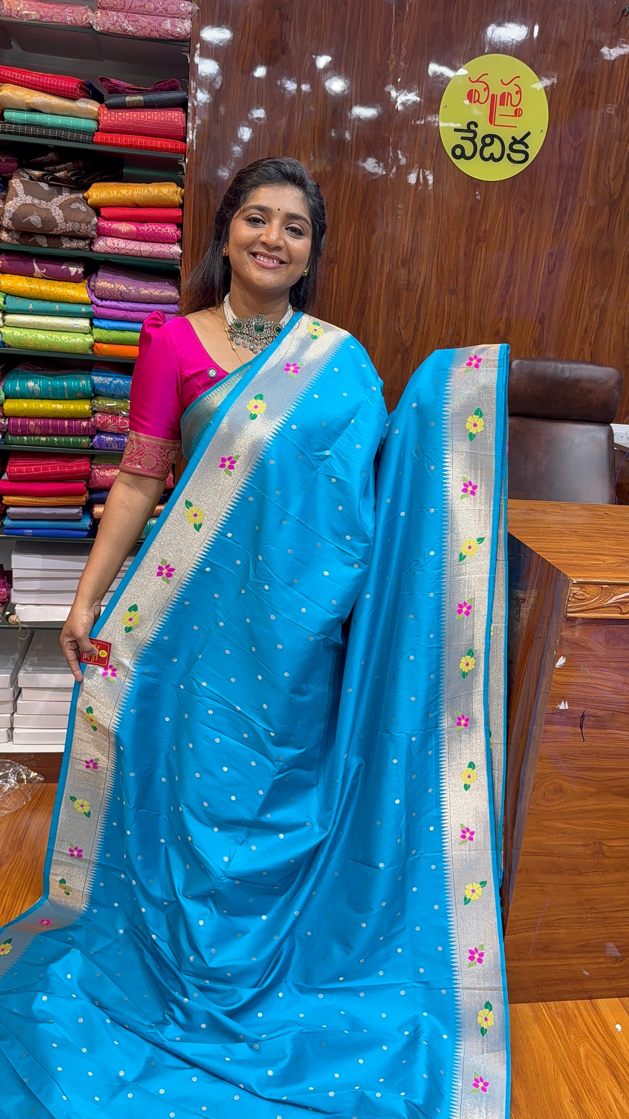 FLORAL PAITHANI-E2850