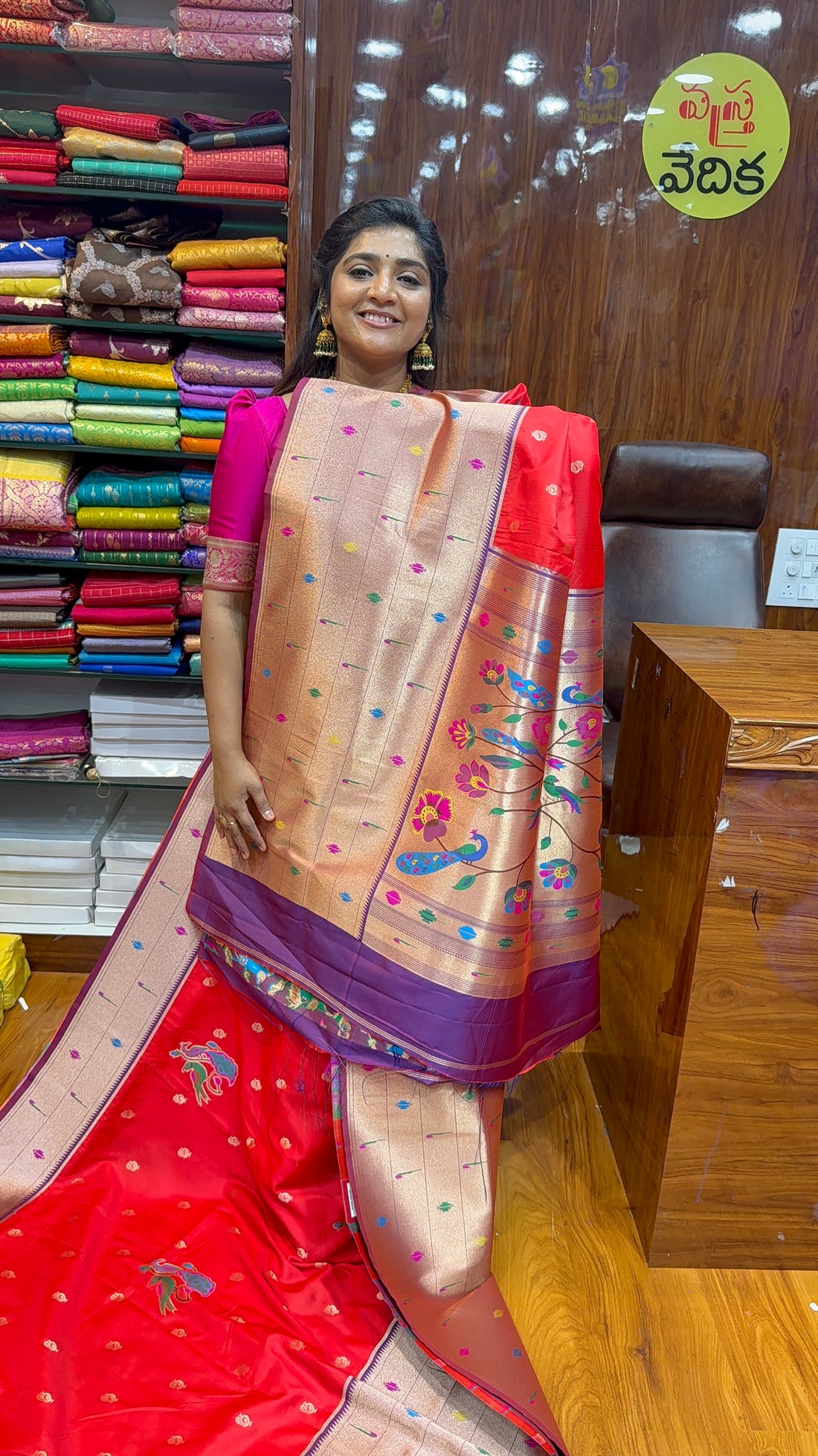 PAITHANI SAREE-SM2850