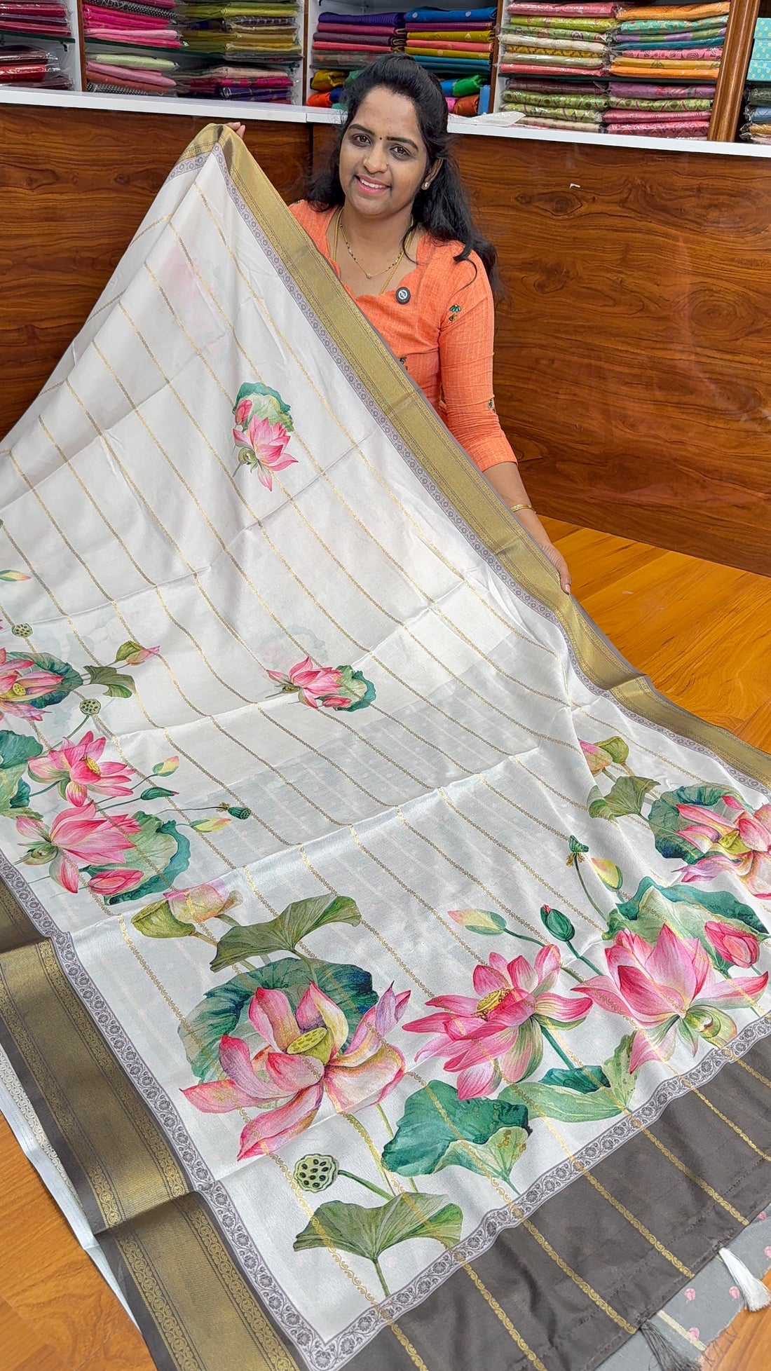 SHIFFON SAREE-B1250