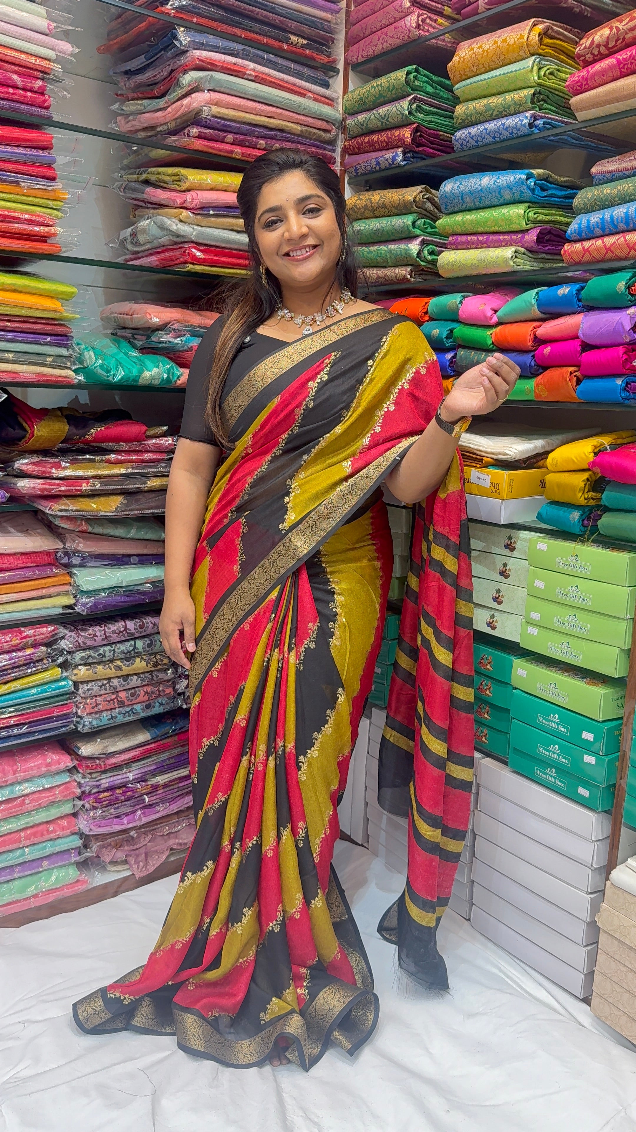 GEORGETTE SAREE-H750