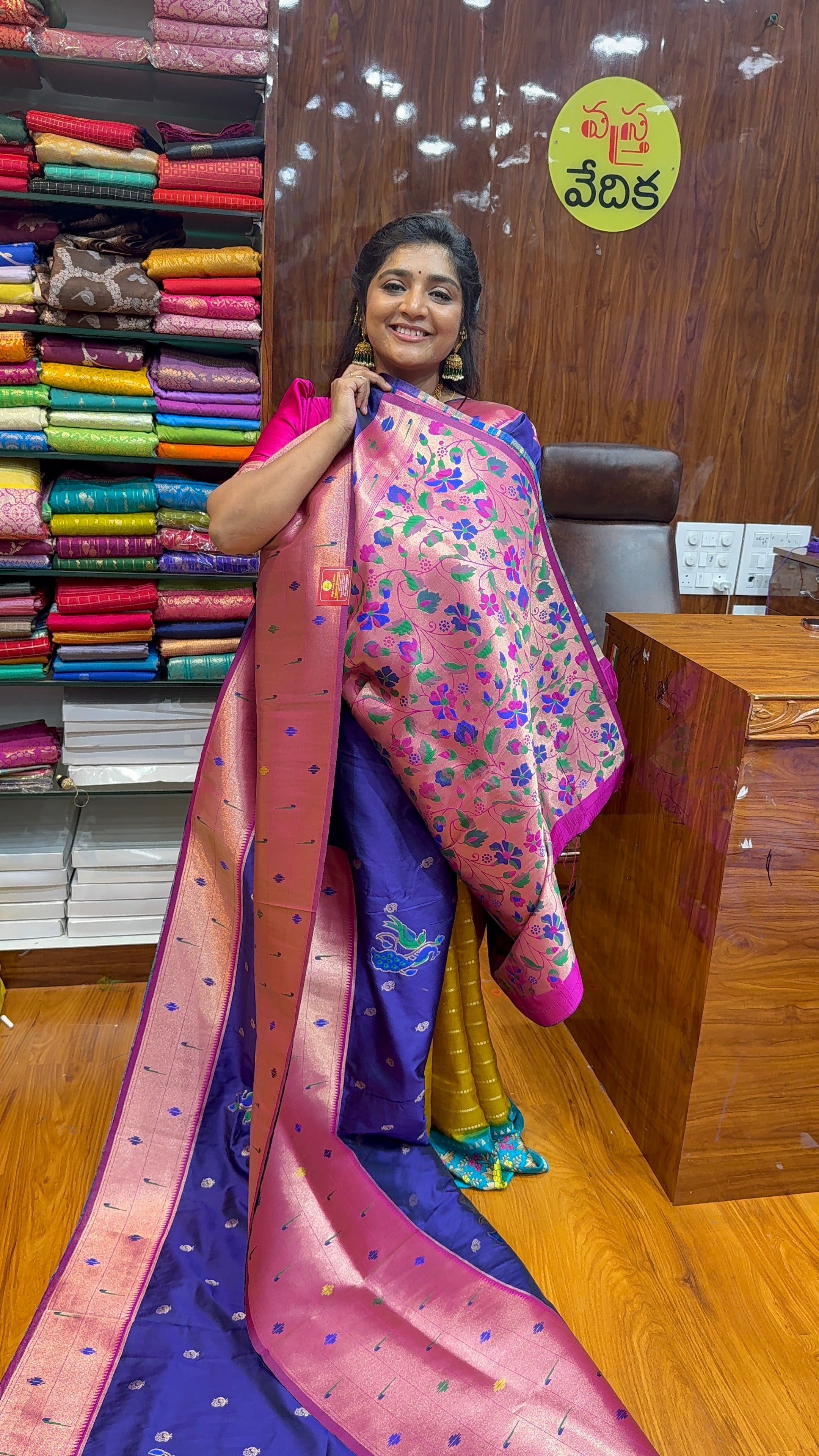 PAITHANI SAREE-SM2850