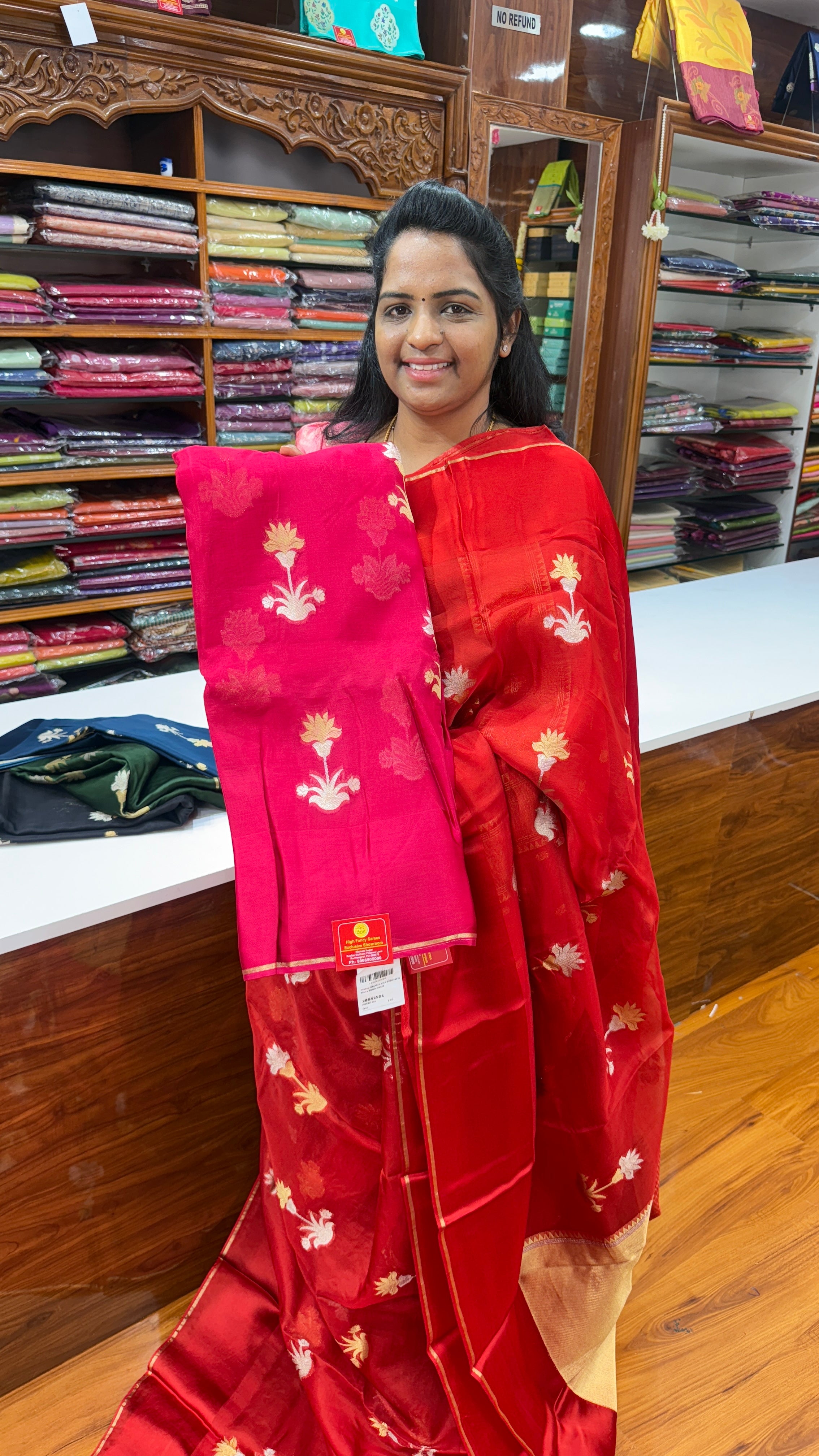 ORANGANZA SAREE - G3000