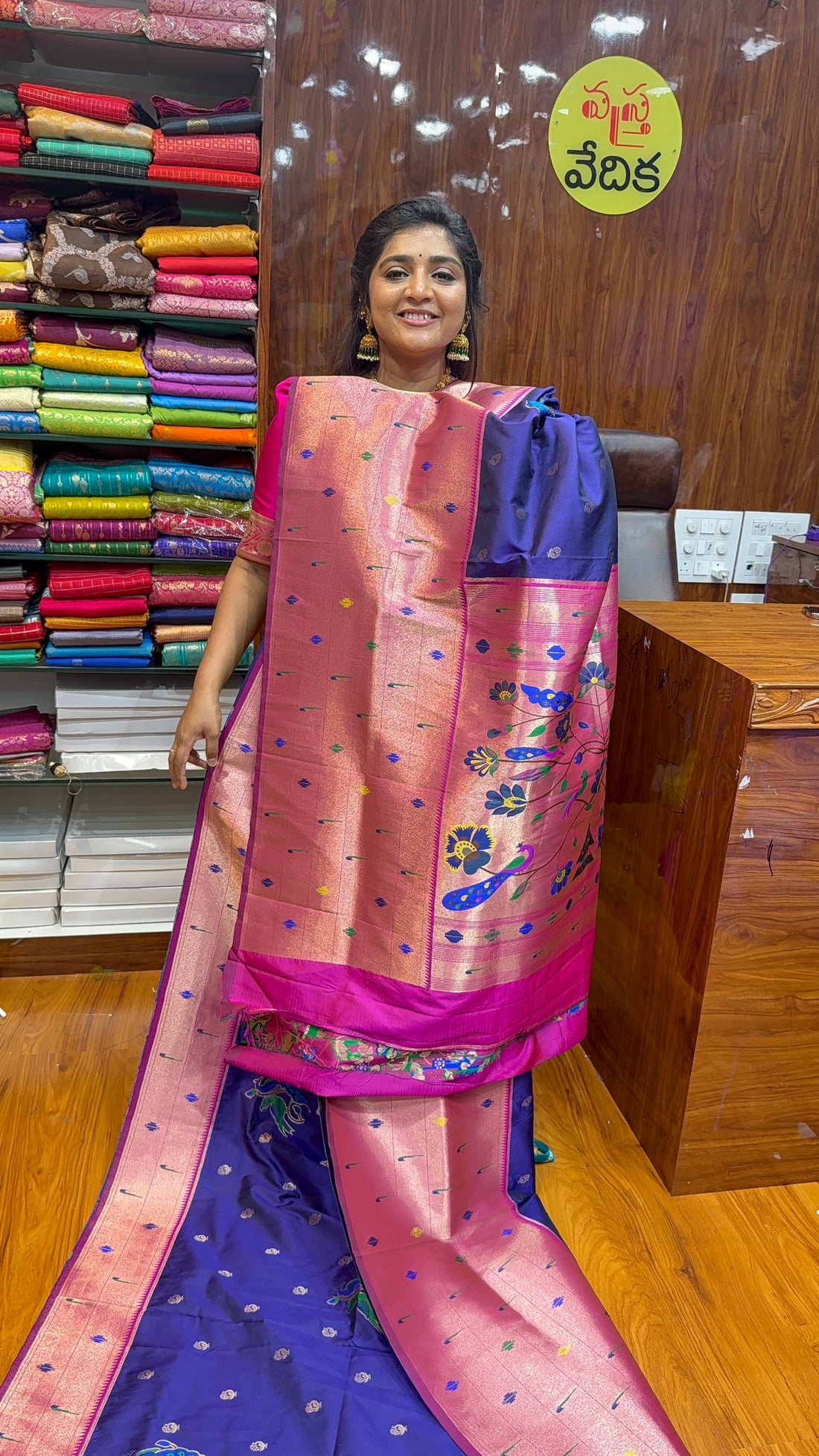 PAITHANI SAREE-SM2850