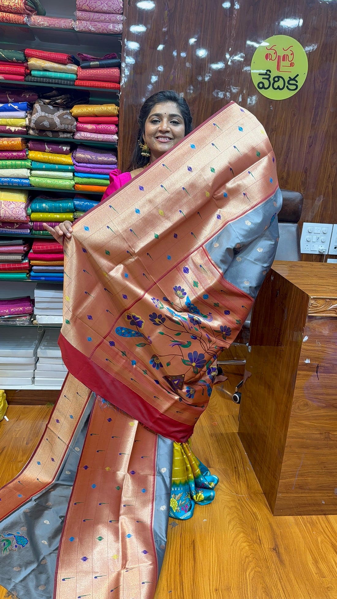 PAITHANI SAREE-SM2850