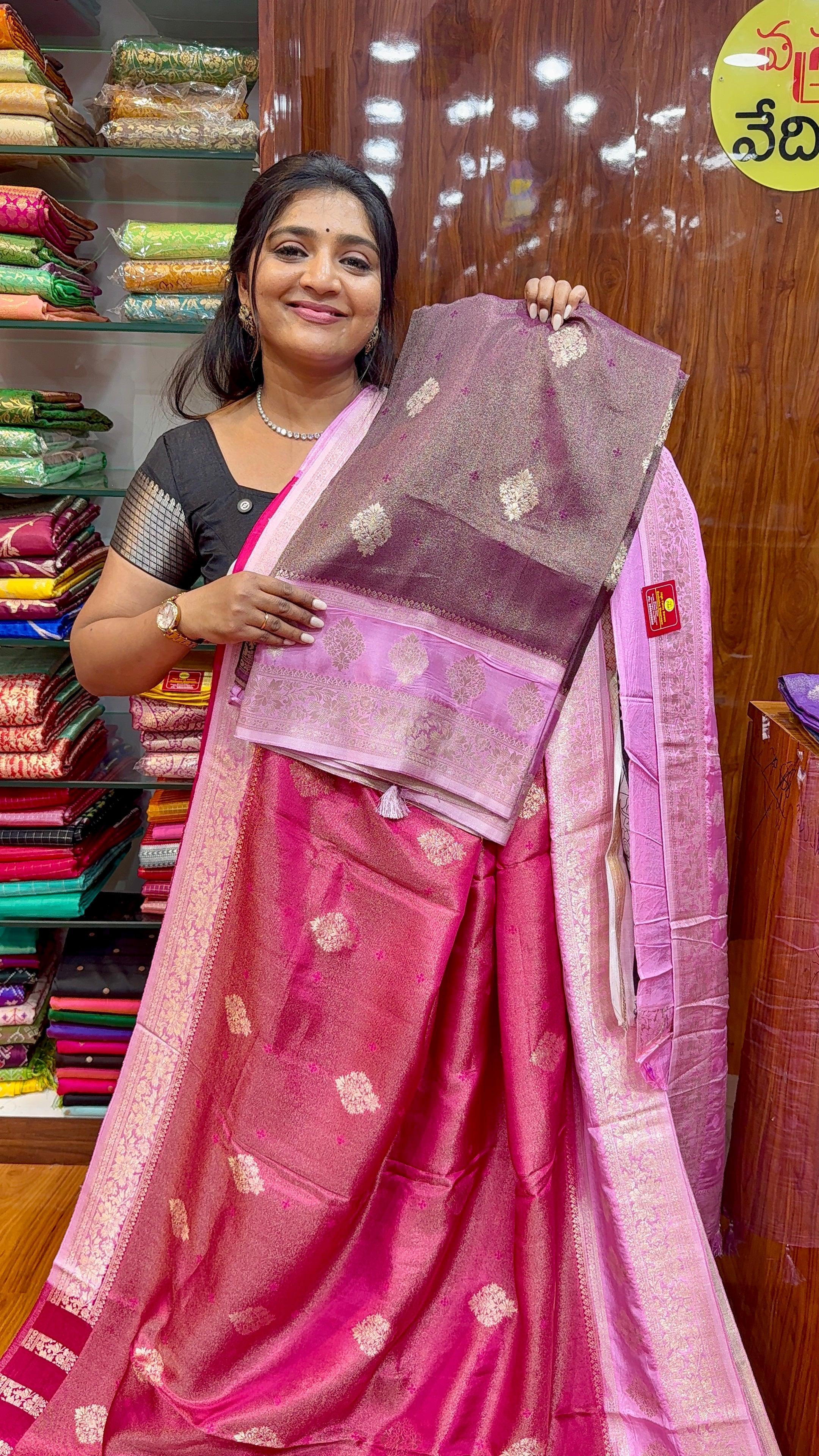 RUSSAIN CRAPE SAREE-H3500