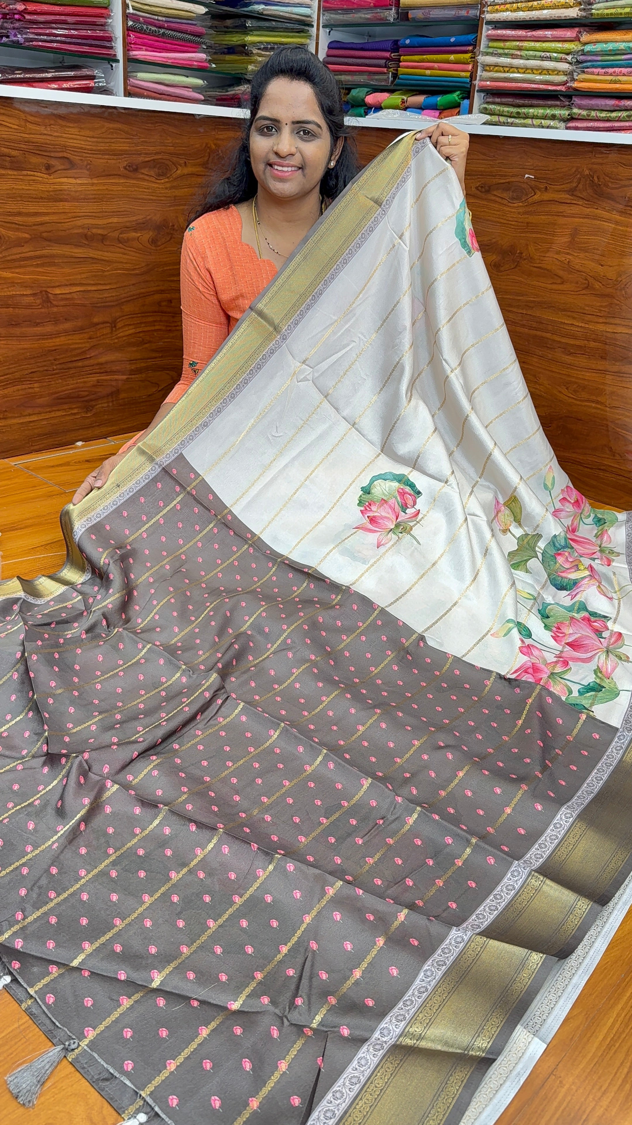 SHIFFON SAREE-B1250