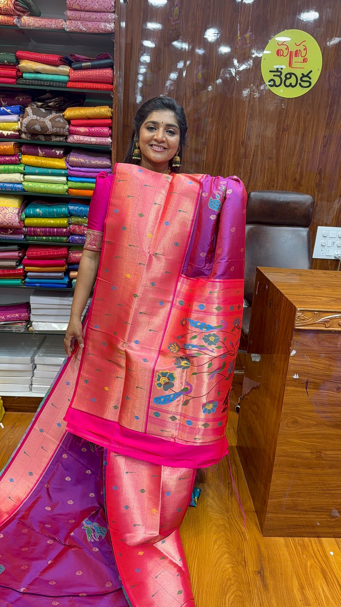PAITHANI SAREE-SM2850