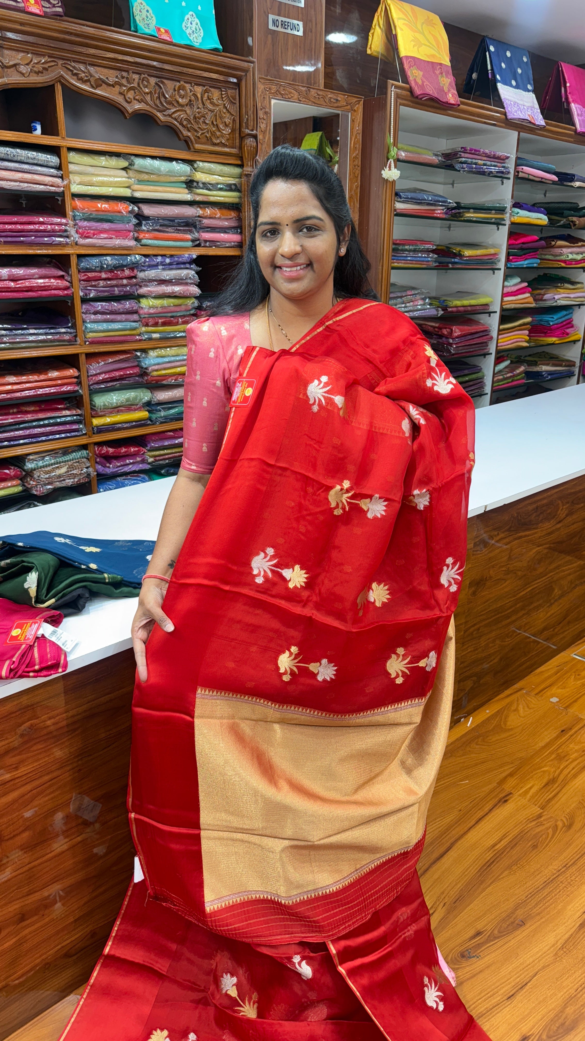 ORAGANZA SAREE - G3000